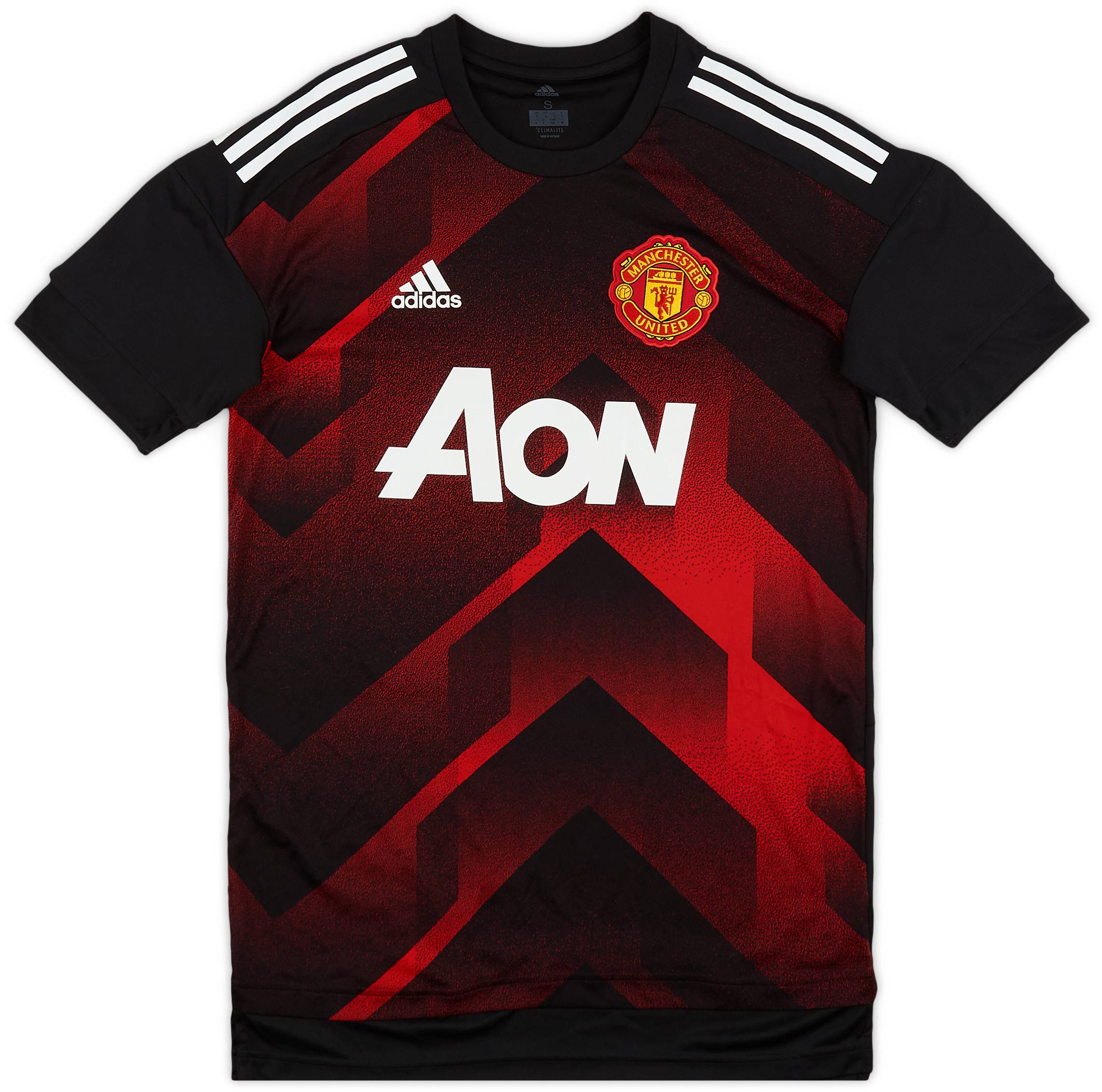 2017-18 Manchester United adidas Training Shirt - 9/10 - (S)