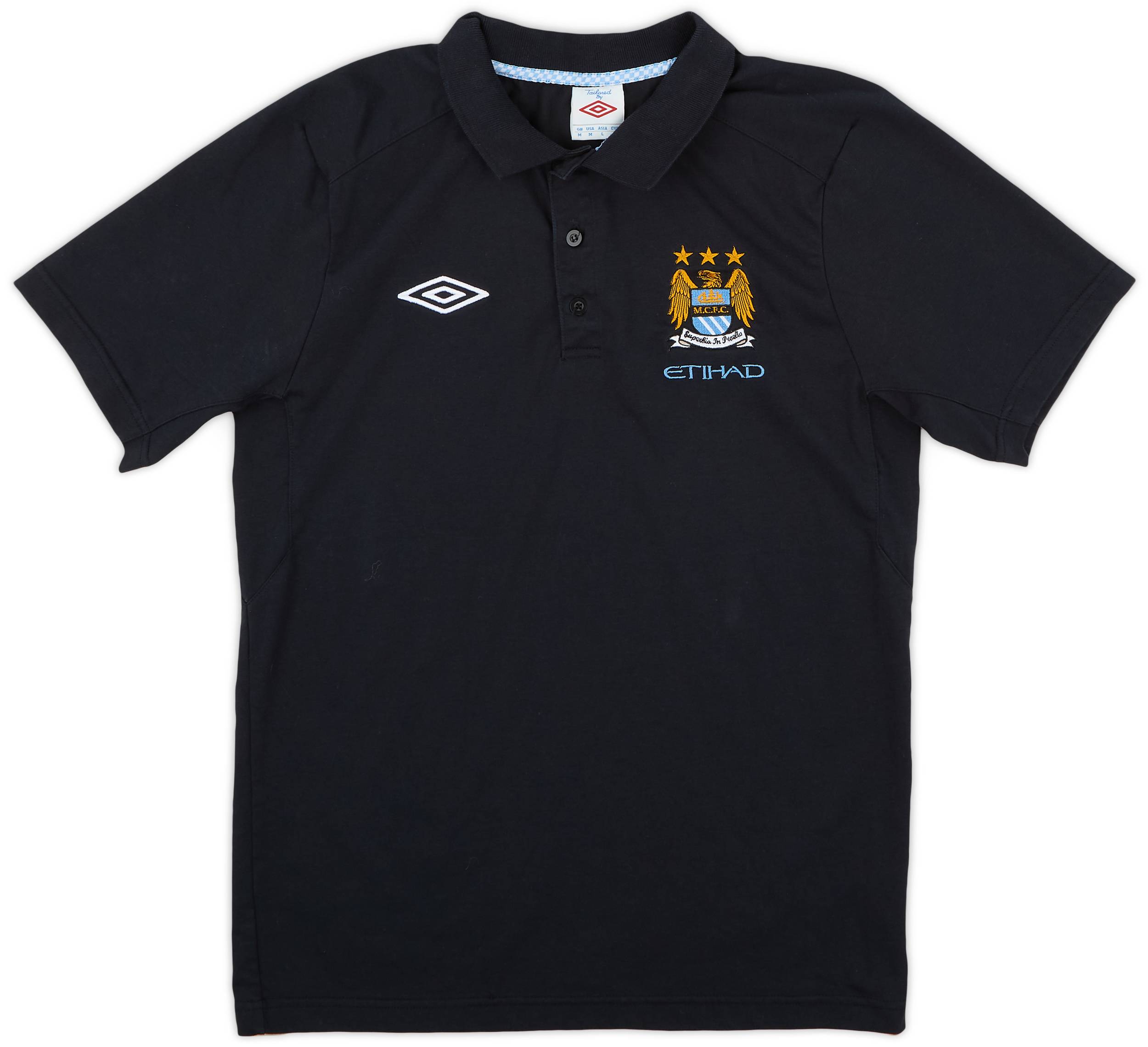 2011-12 Manchester City Umbro Polo Shirt - 9/10 - (M)