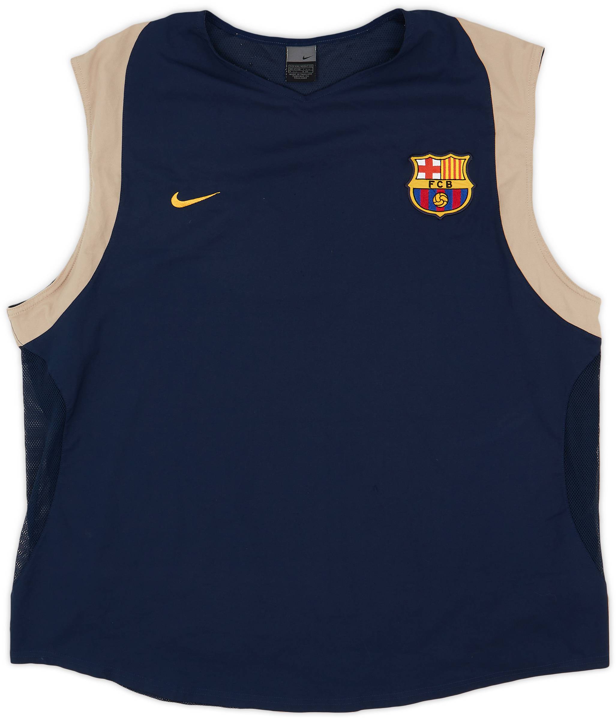2003-04 Barcelona Player Issue Nike Training Vest - 8/10 - (XXL)