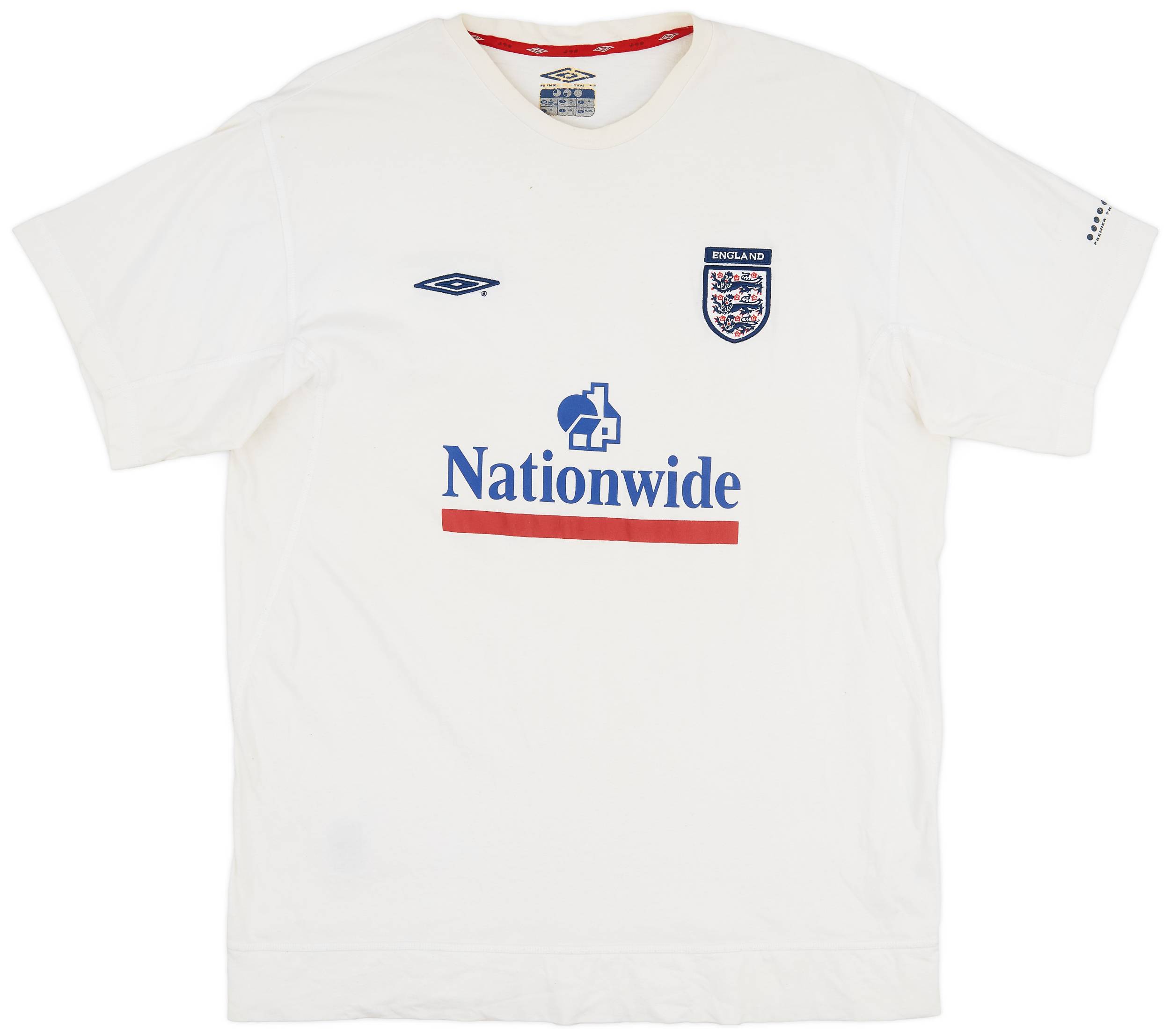 2000-01 England Umbro Training Tee - 7/10 - (XL)