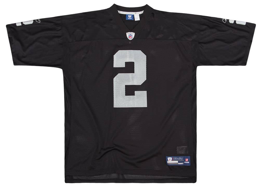 2008-09 Oakland Raiders Russell #2 Reebok On Field Jersey (Home) XXL