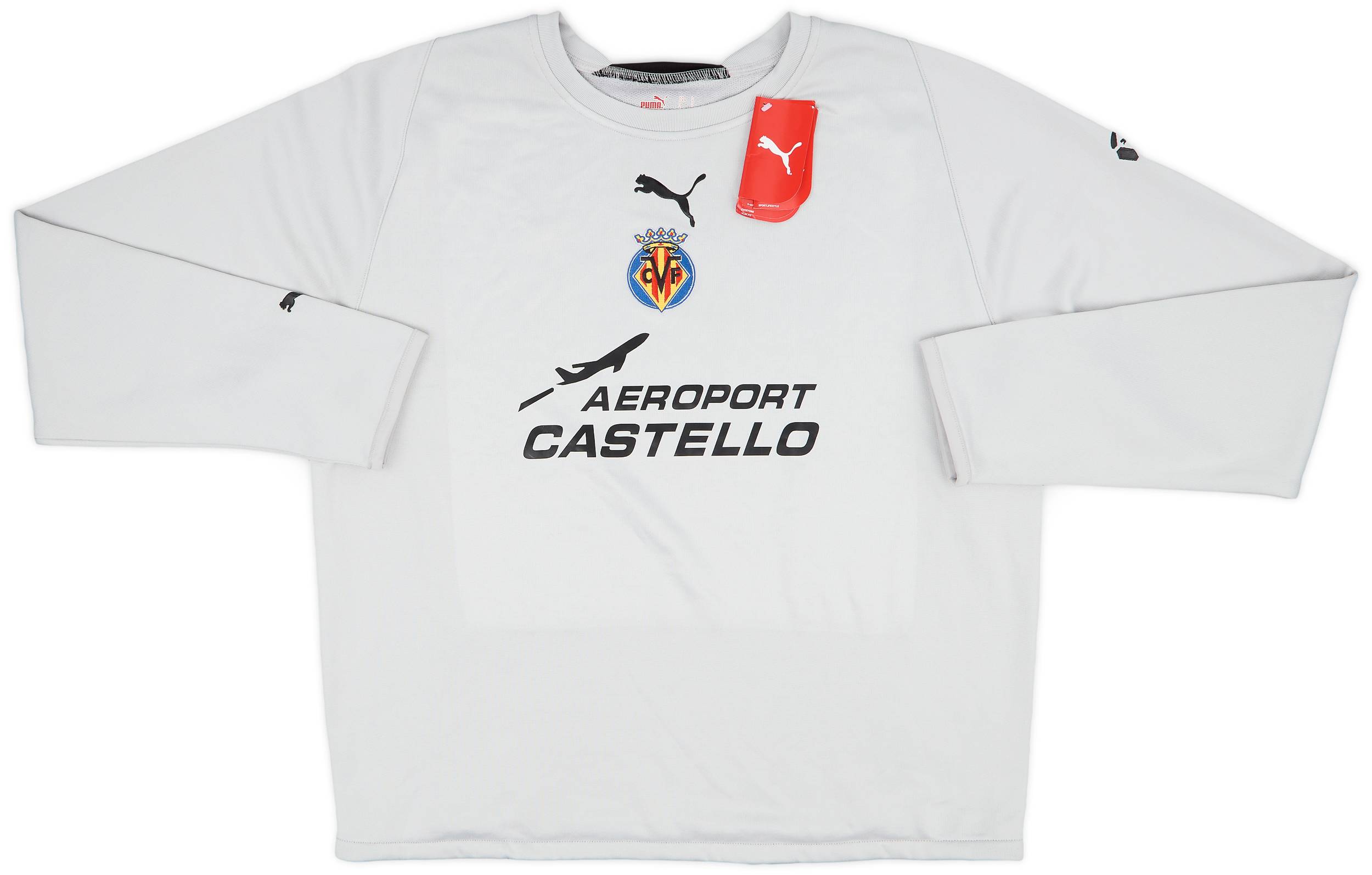 今ならほぼ即納！ 2006-07 (L) Top Sweat Puma Villarreal ウェア