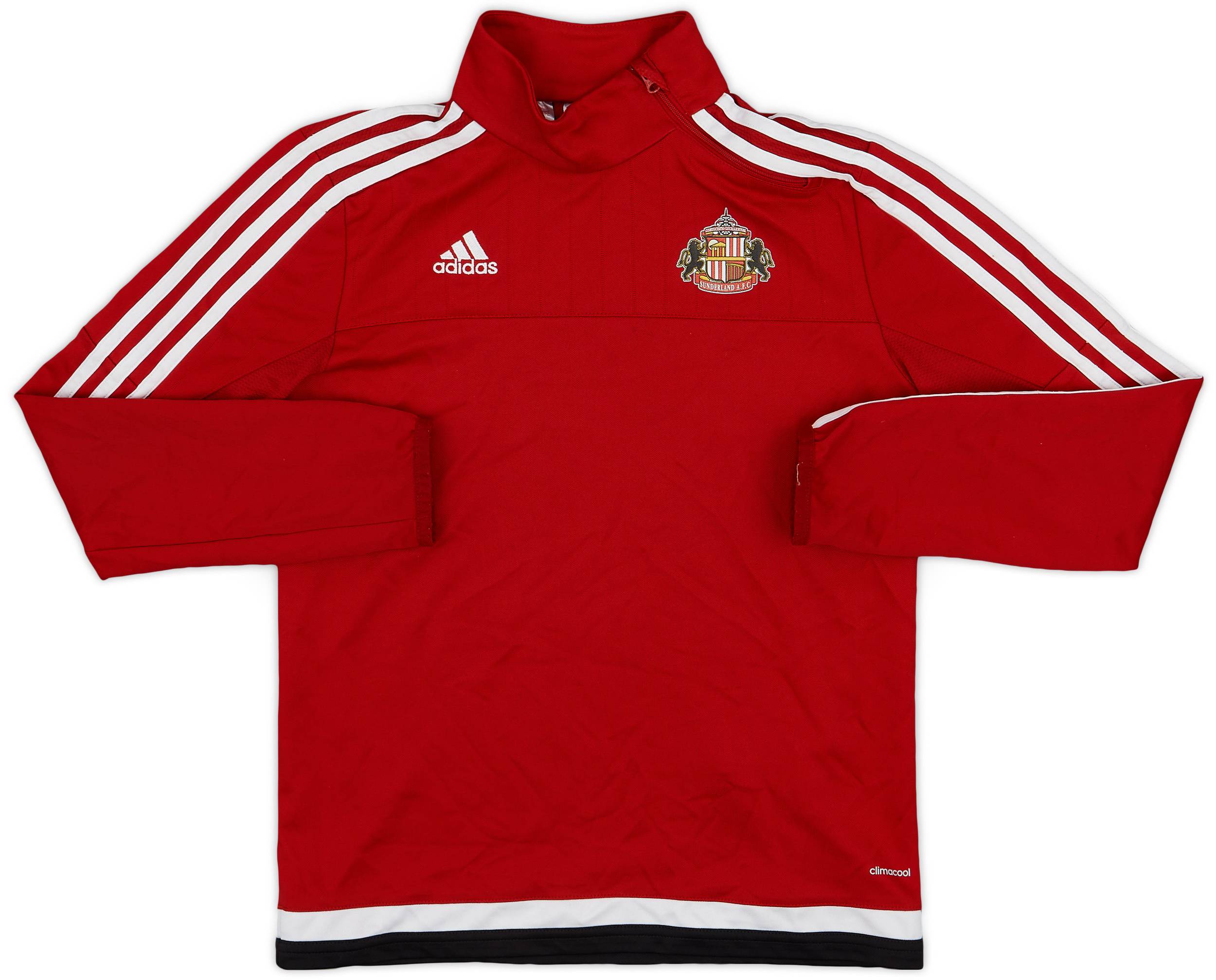 2015-16 Sunderland adidas 1/4 Zip Training Top - 9/10 - (M.Boys)