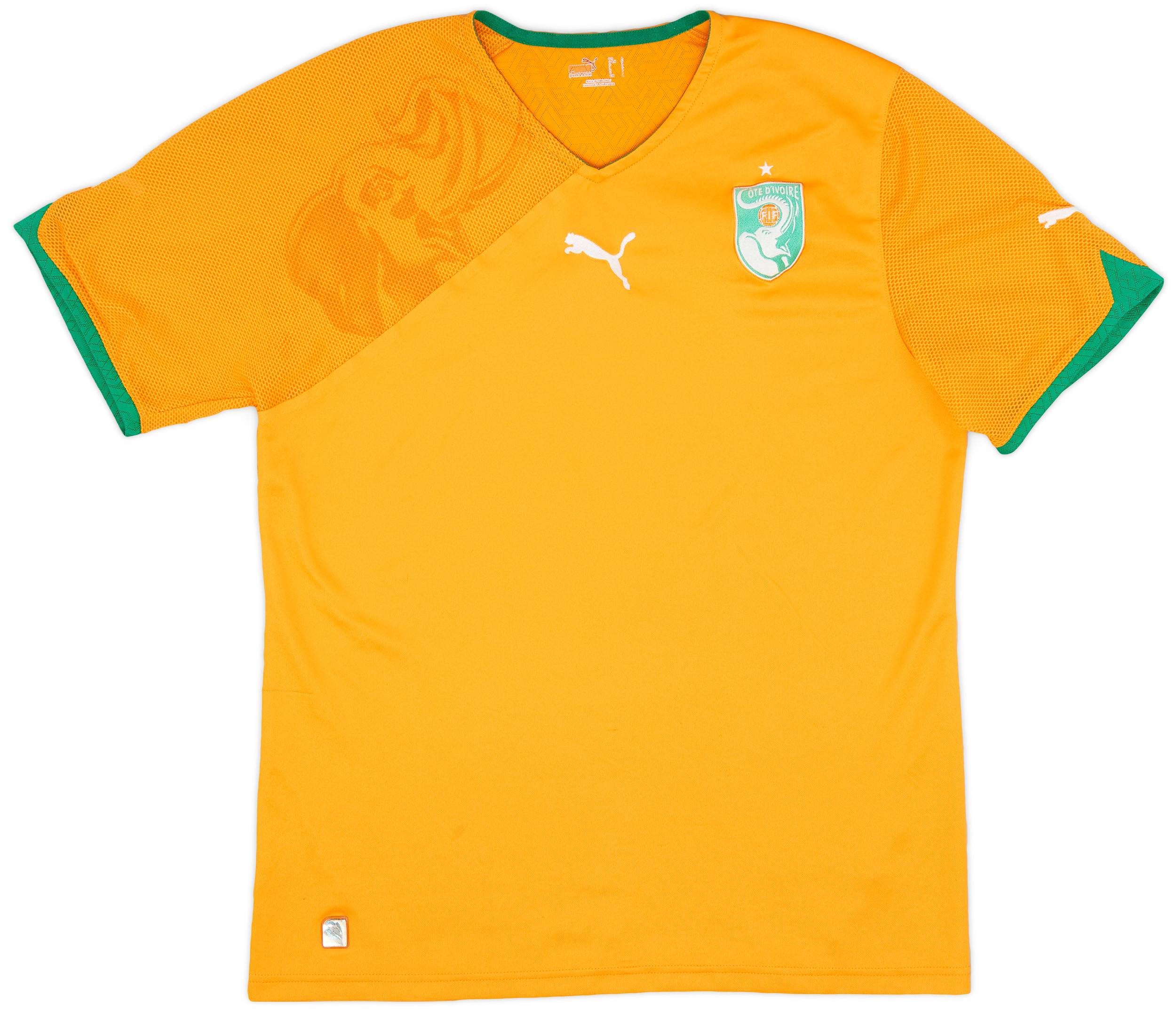 2010-11 Ivory Coast Home Shirt - 7/10 - (L)