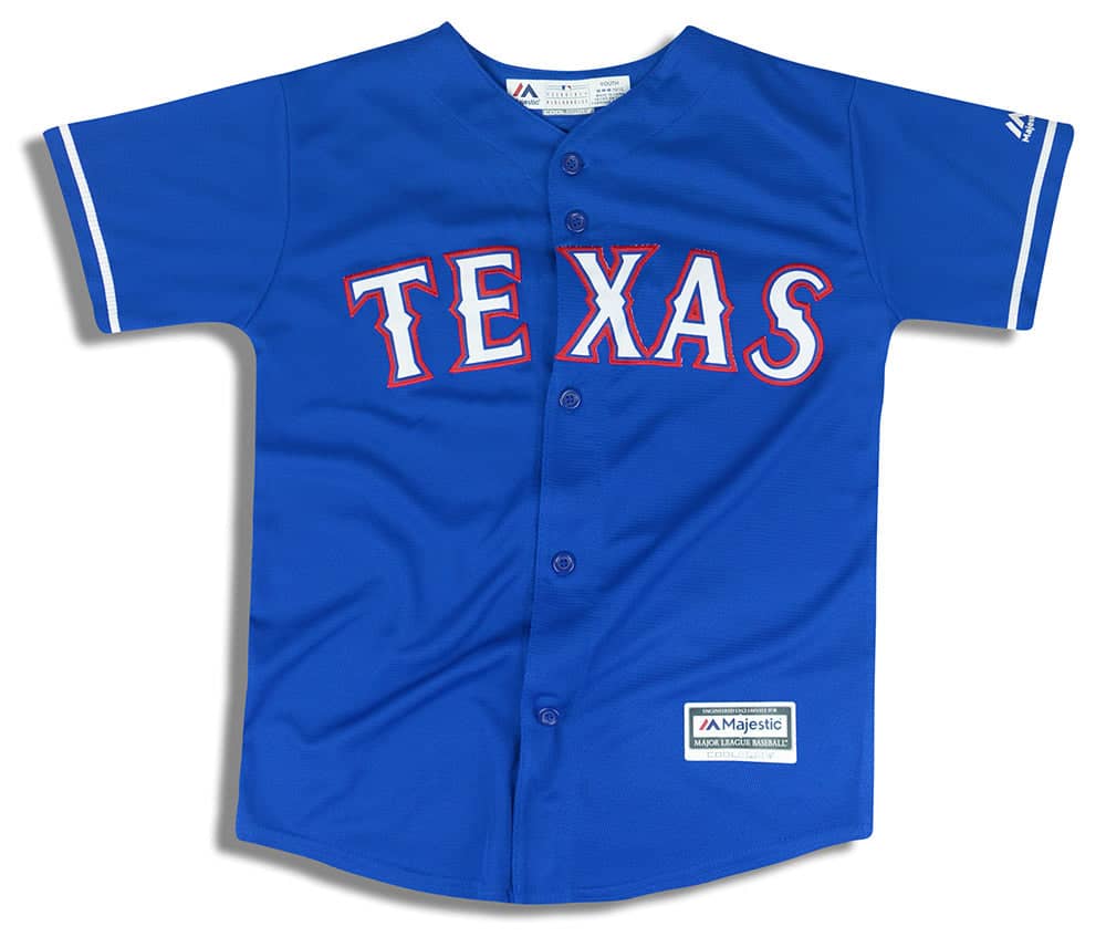 2014-15 Texas Rangers Fielder #84 Majestic Cool Base Jersey (Alternate) Y
