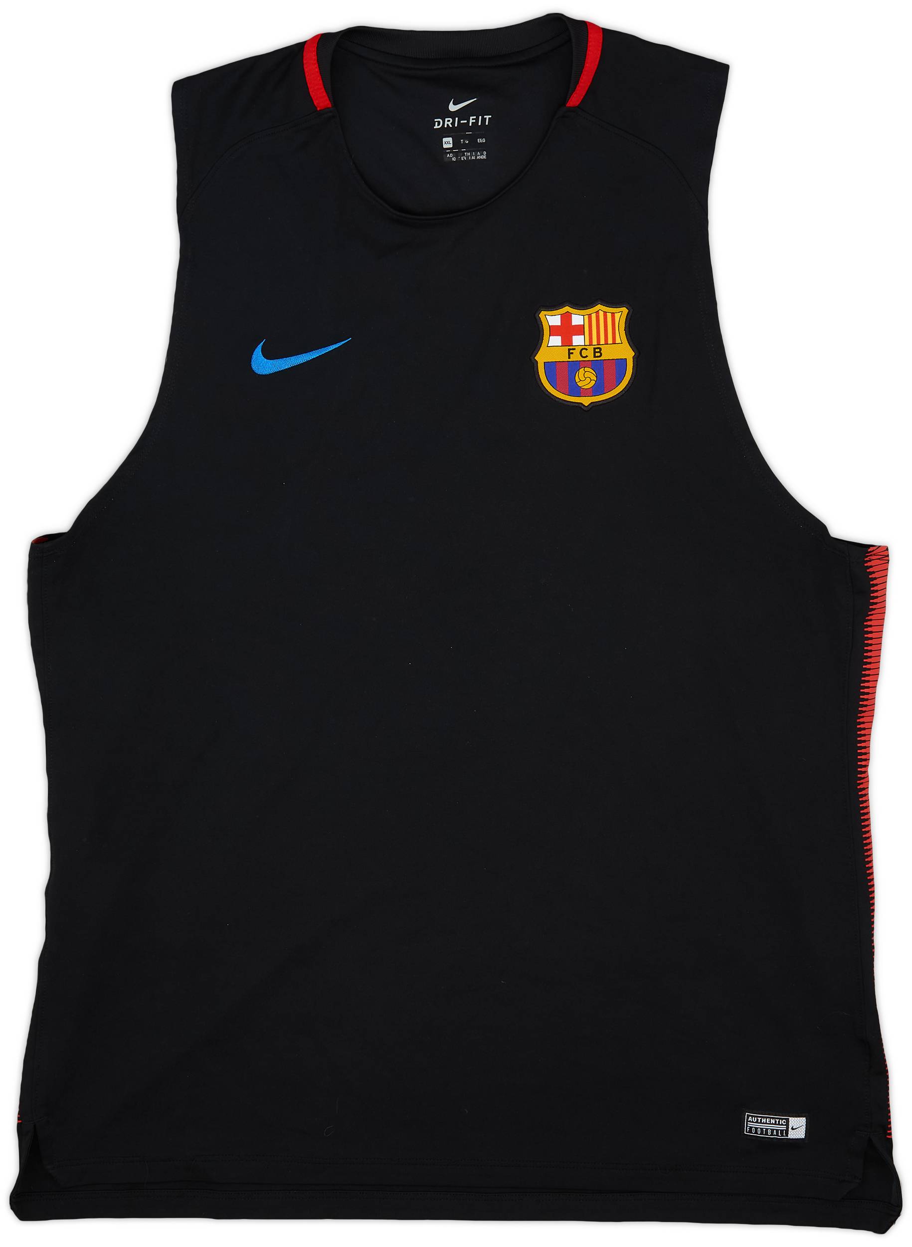2017 18 Barcelona Nike Training Vest 9 10 XXL