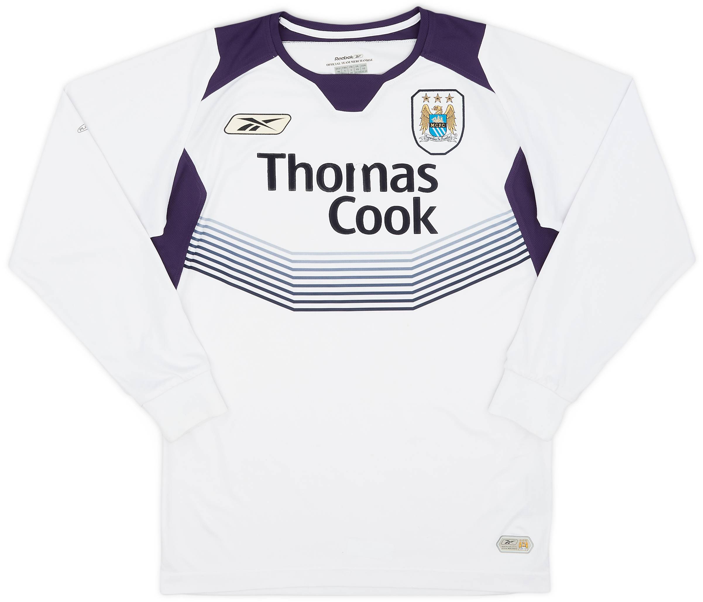 2004-05 Manchester City Away L/S Shirt - 5/10 - (XS)