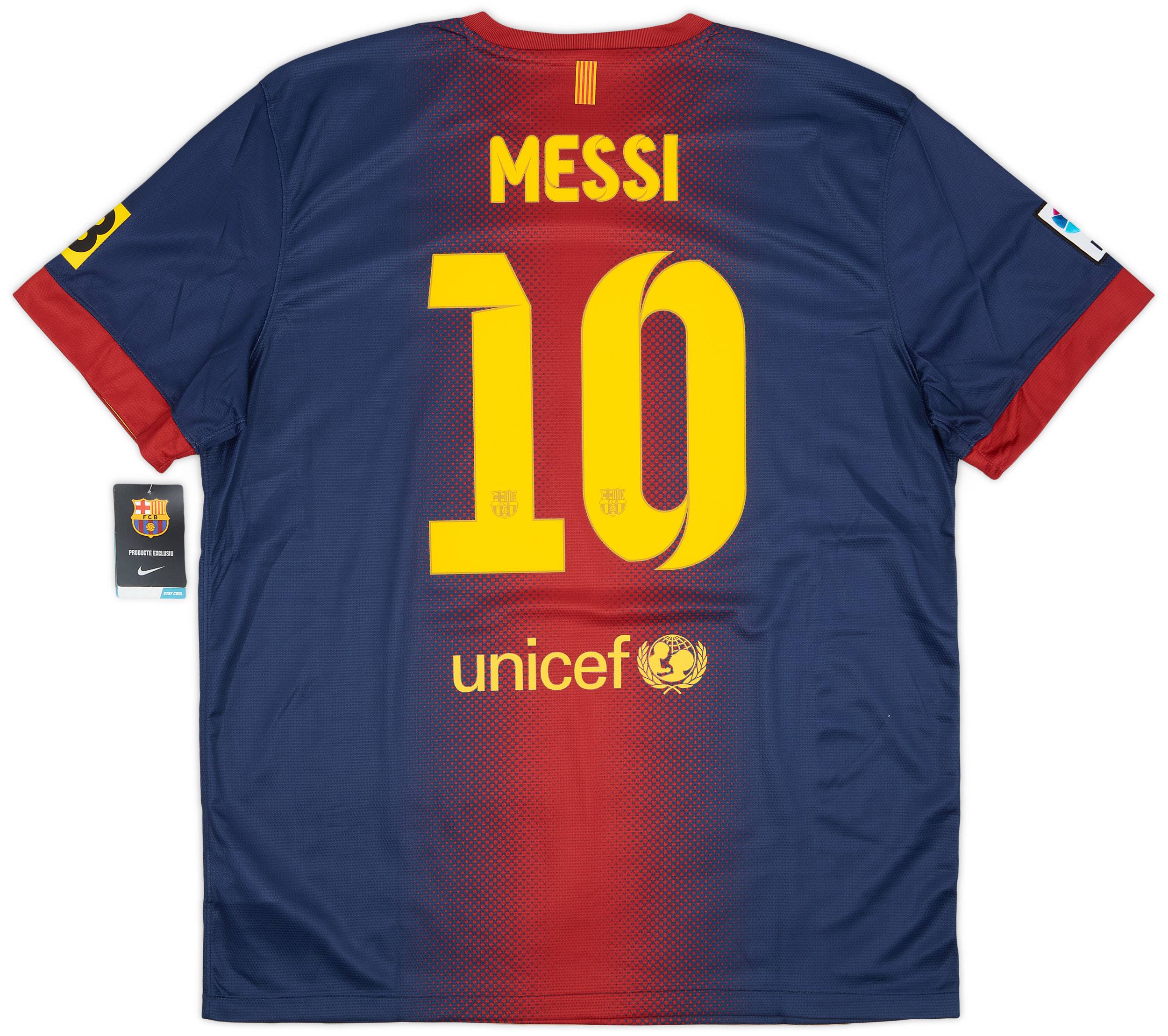 2012-13 Barcelona Home Shirt Messi #10 (XL)