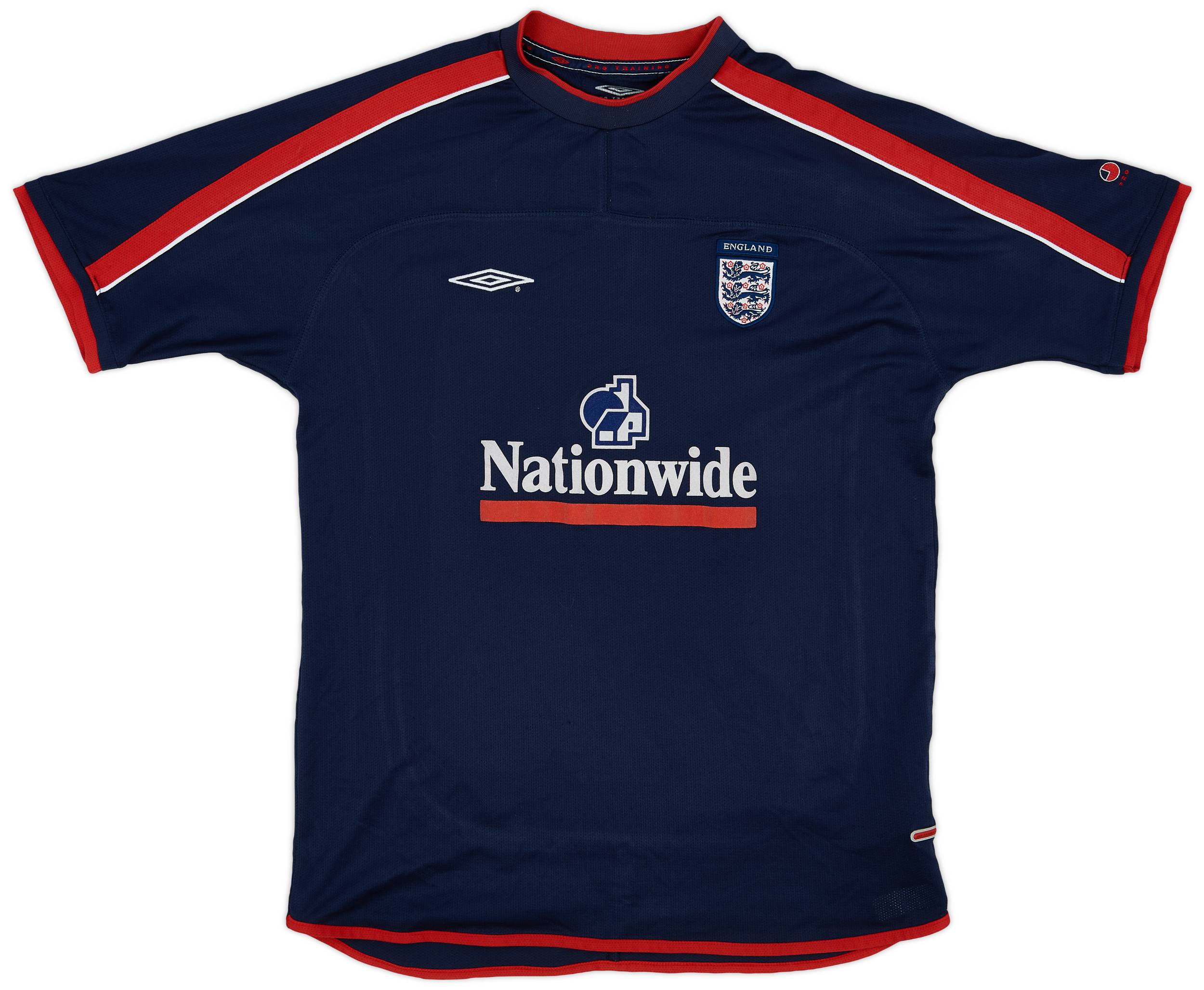 1999-01 England Umbro Training Shirt - 9/10 - (L)