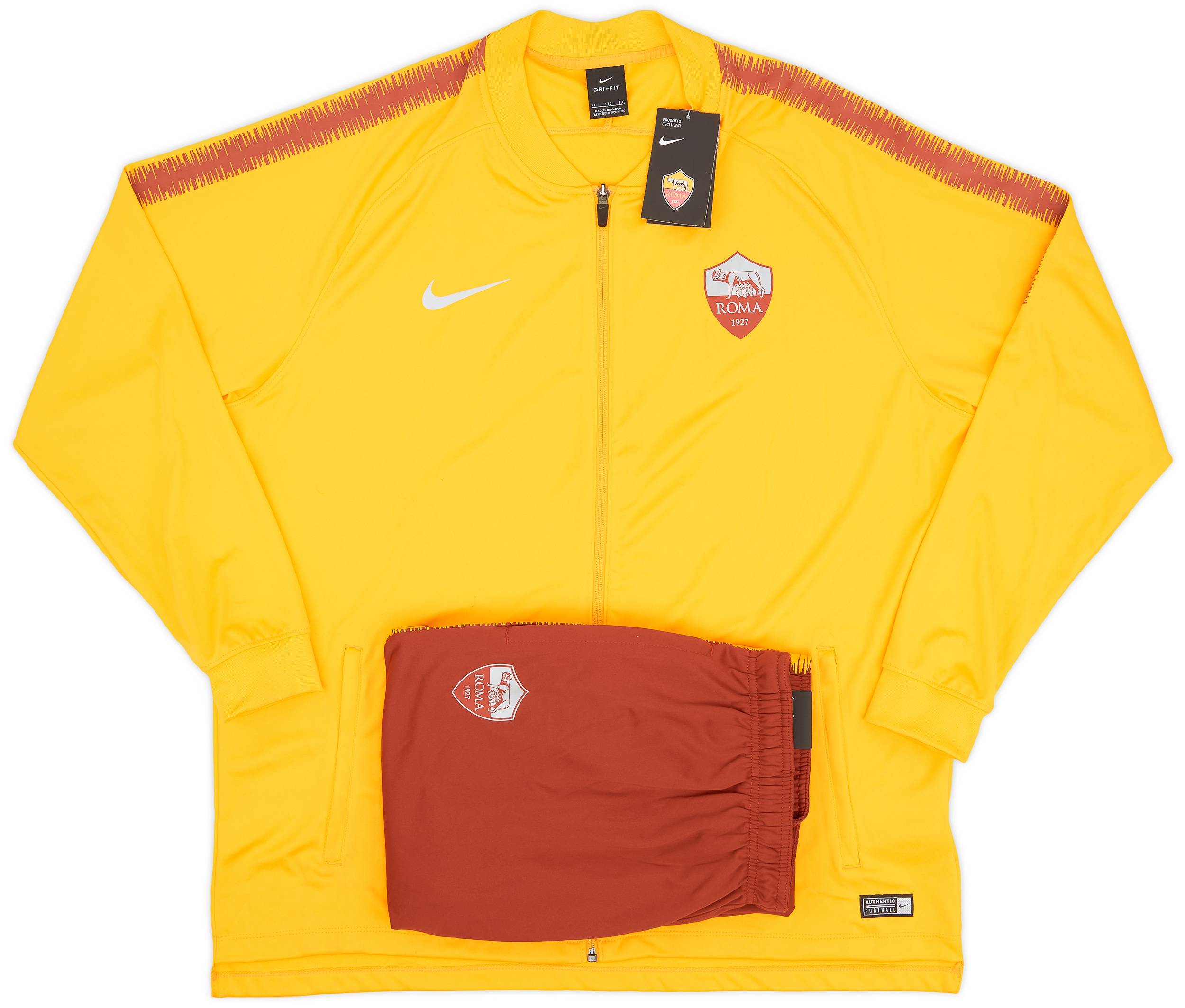 2018 19 Roma Nike Full Tracksuit XXL