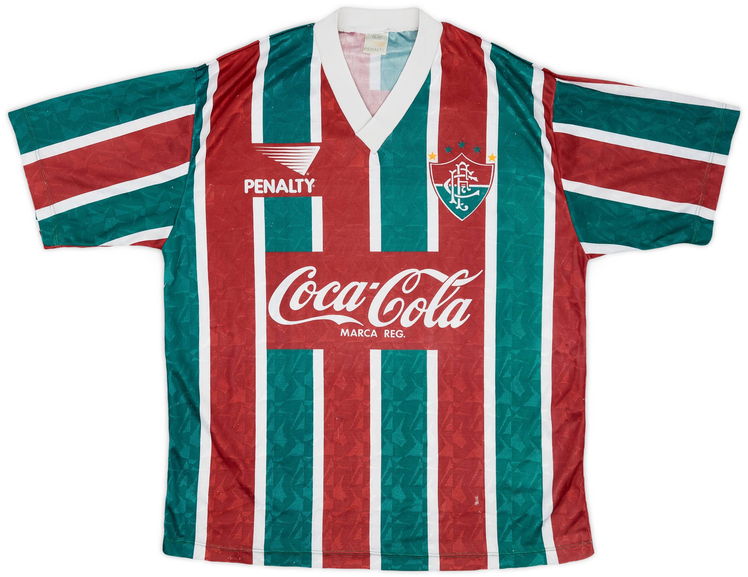 1992-93 Fluminense Home Shirt - 6/10 - (XL)