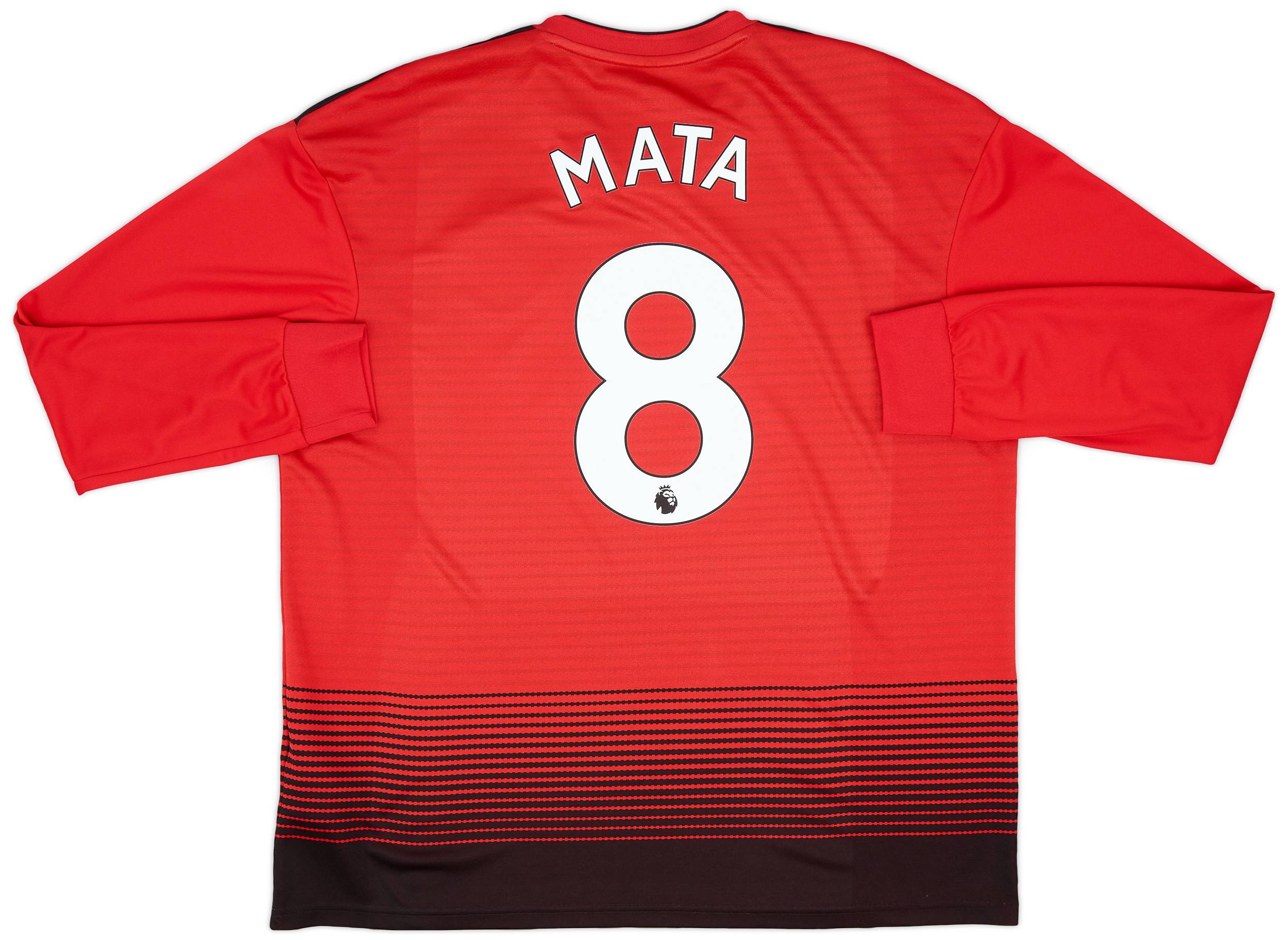 2018-19 Manchester United Home L/S Shirt Mata #8 - 8/10 - (XL)