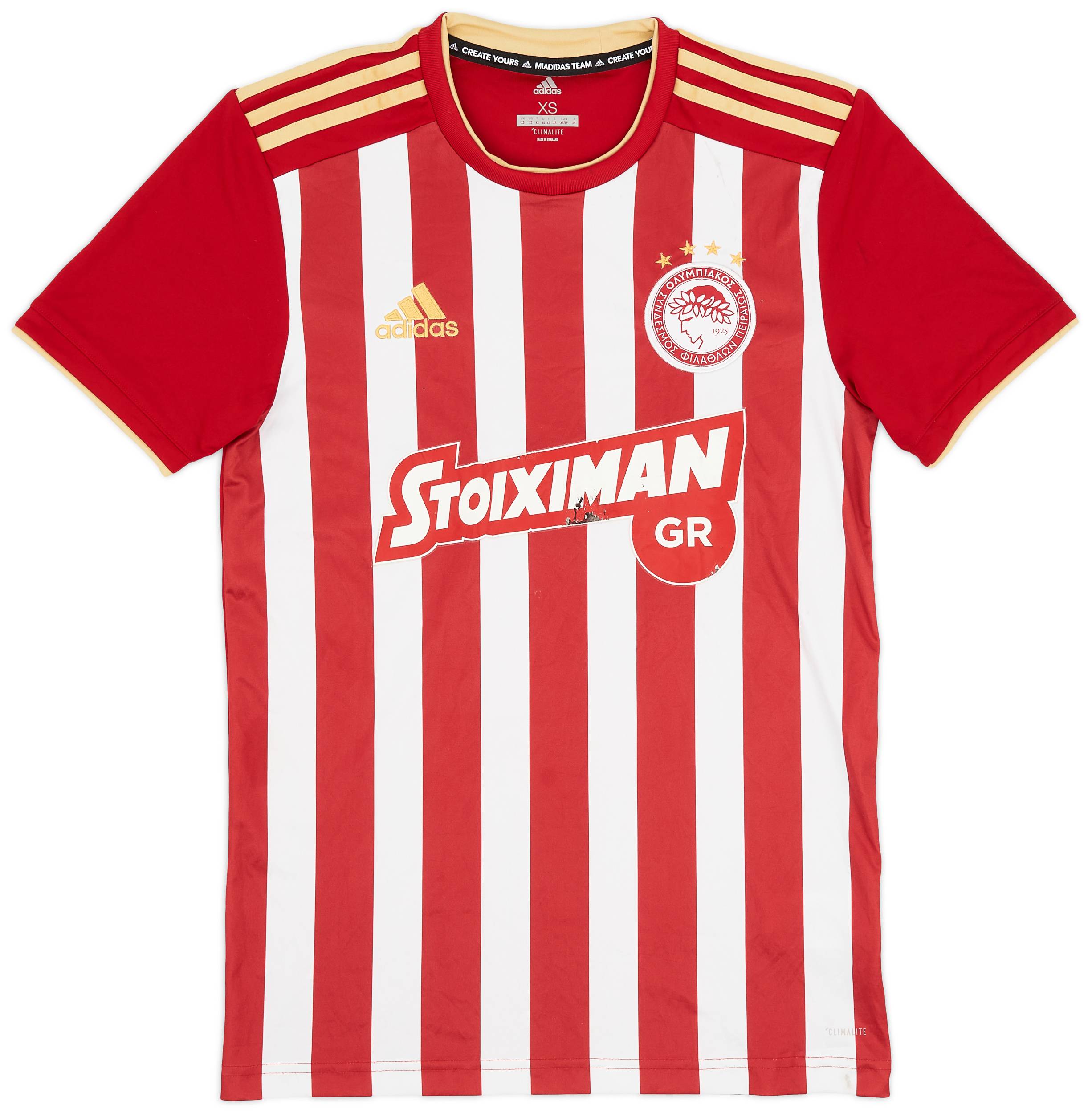 2018-19 Olympiacos Home Shirt - 5/10 - (XS)
