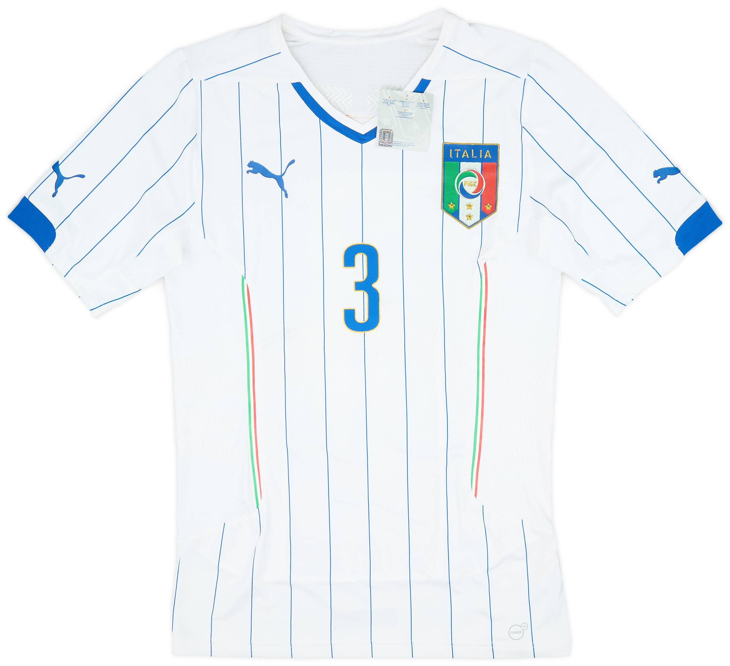 2014-15 Italy Player Issue Away Shirt #3 (XL)