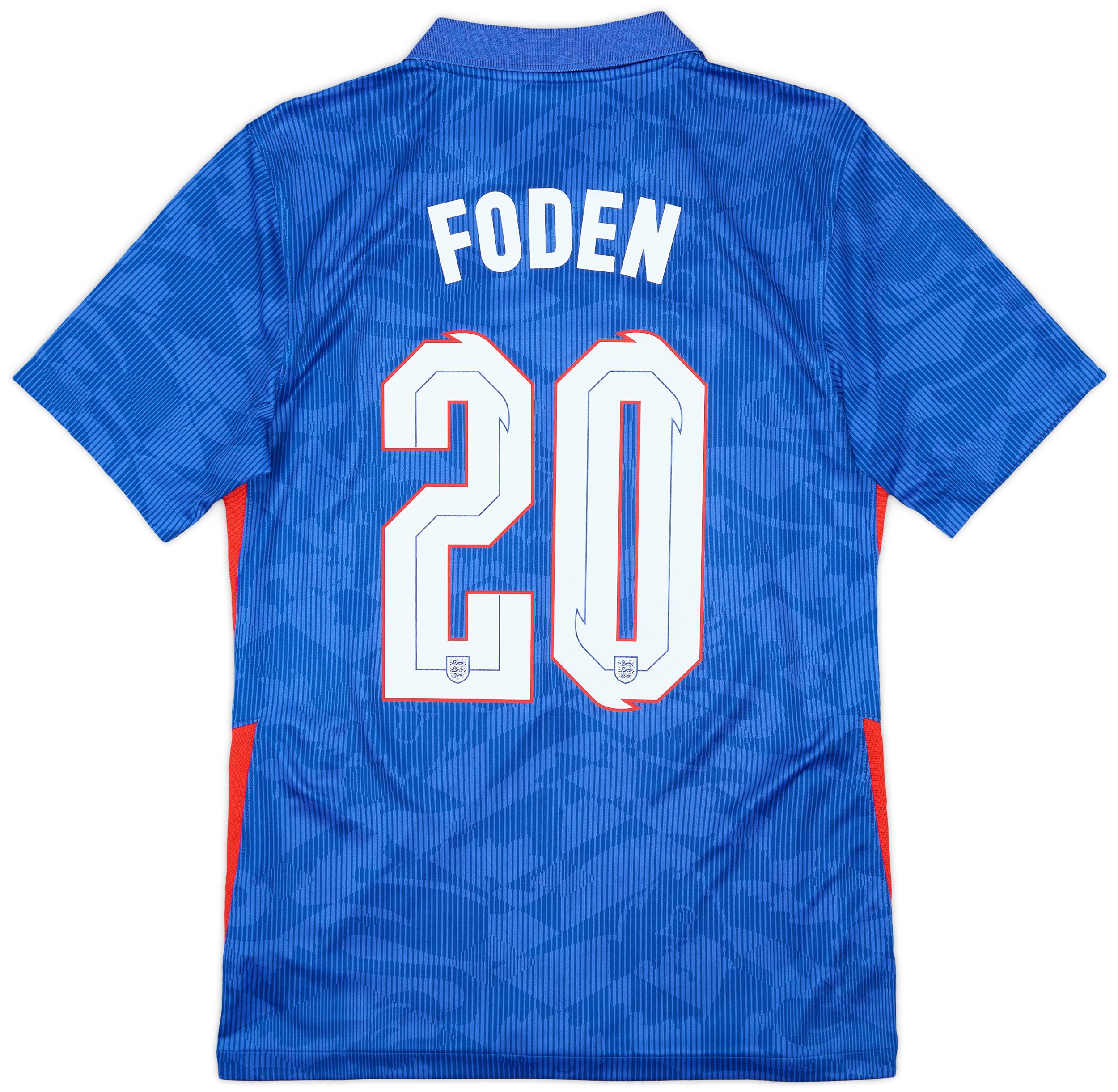 2020-21 England Away Shirt Foden #20 - 10/10 - (S)
