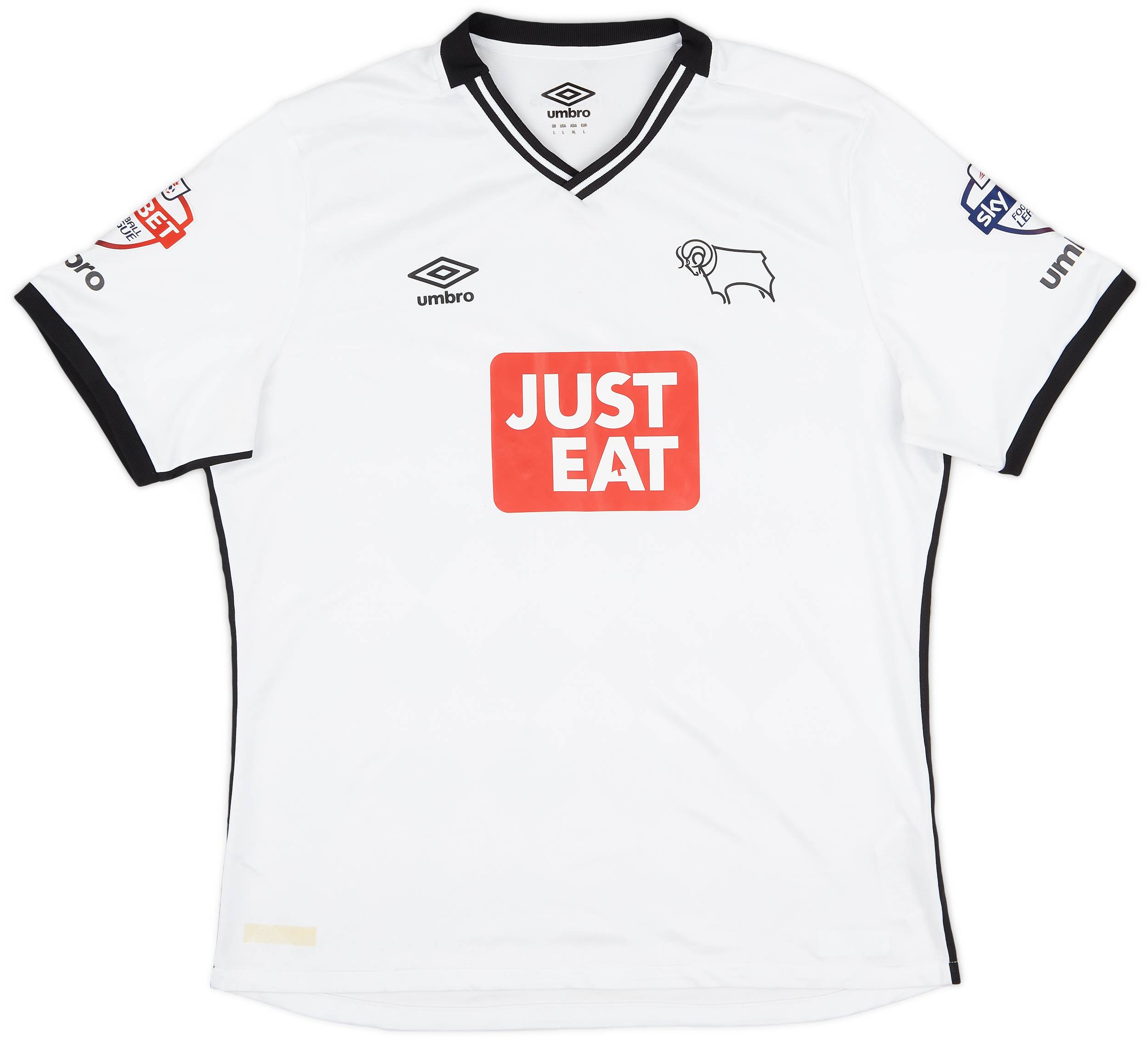 2015-16 Derby County Home Shirt - 6/10 - (L)