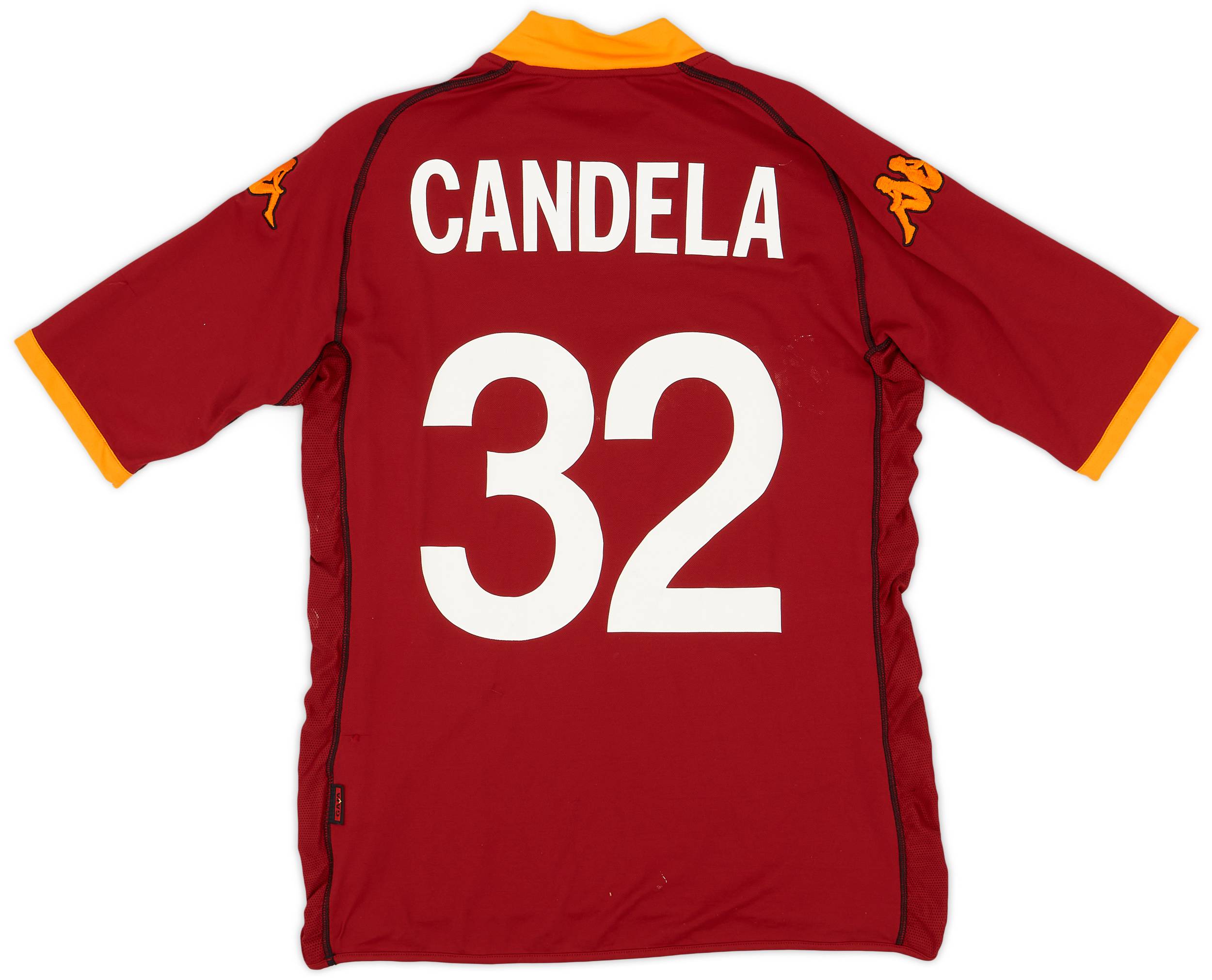 2002-03 Roma Home Shirt Candela #32 - 4/10 - (XL)