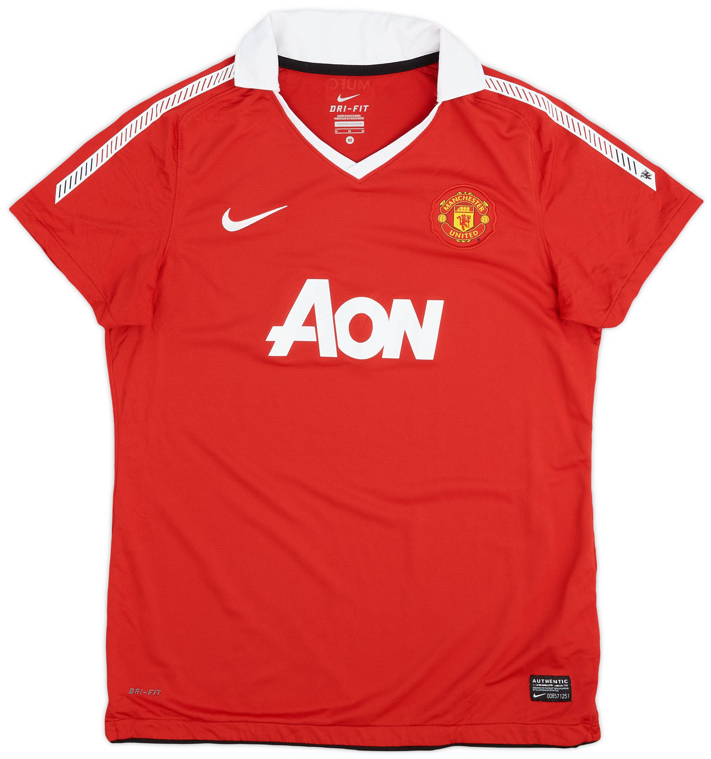 2010-11 Manchester United Home Shirt - 9/10 - (Women's M)