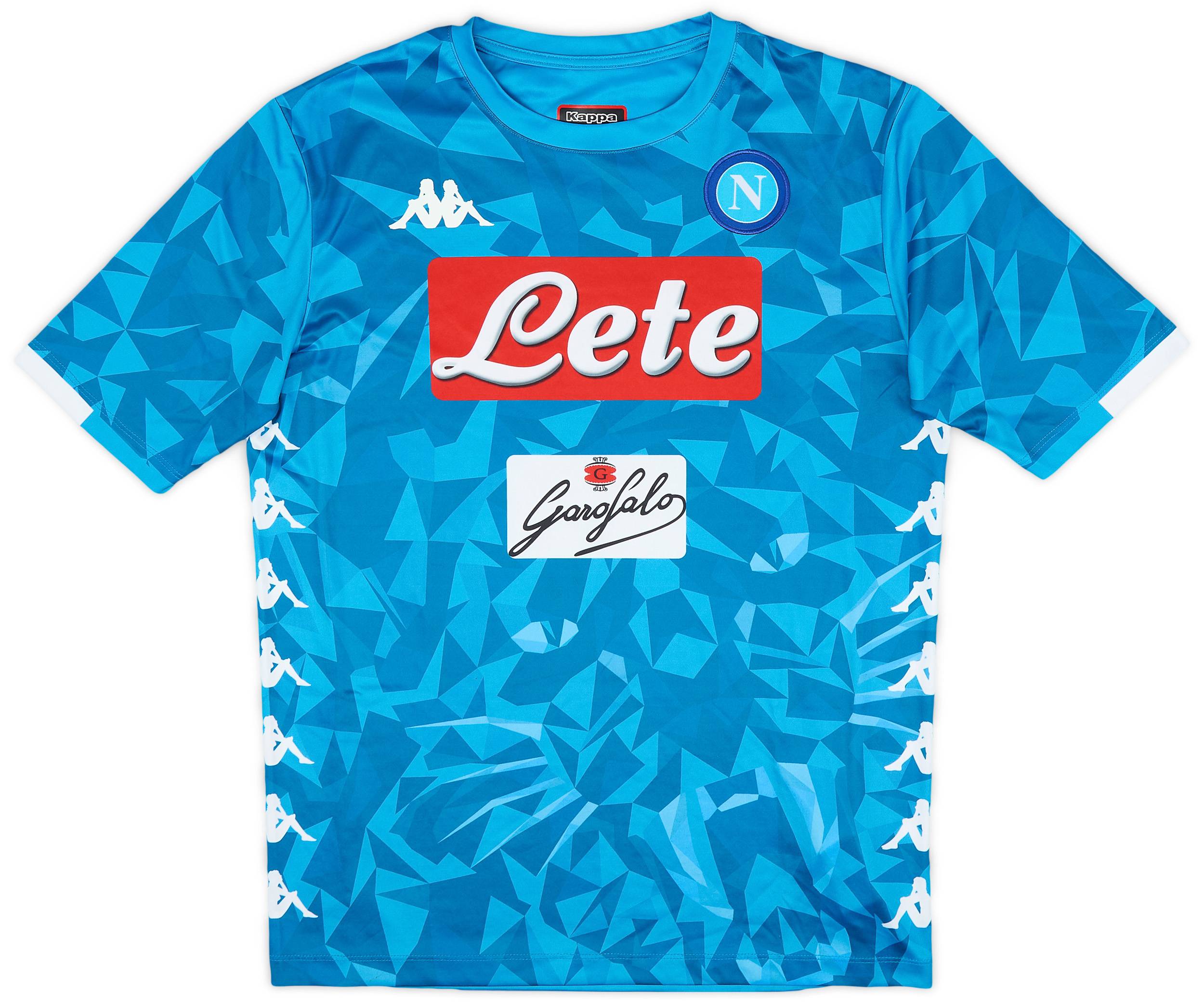 2018-19 Napoli Basic Home Shirt - 9/10 - (M)