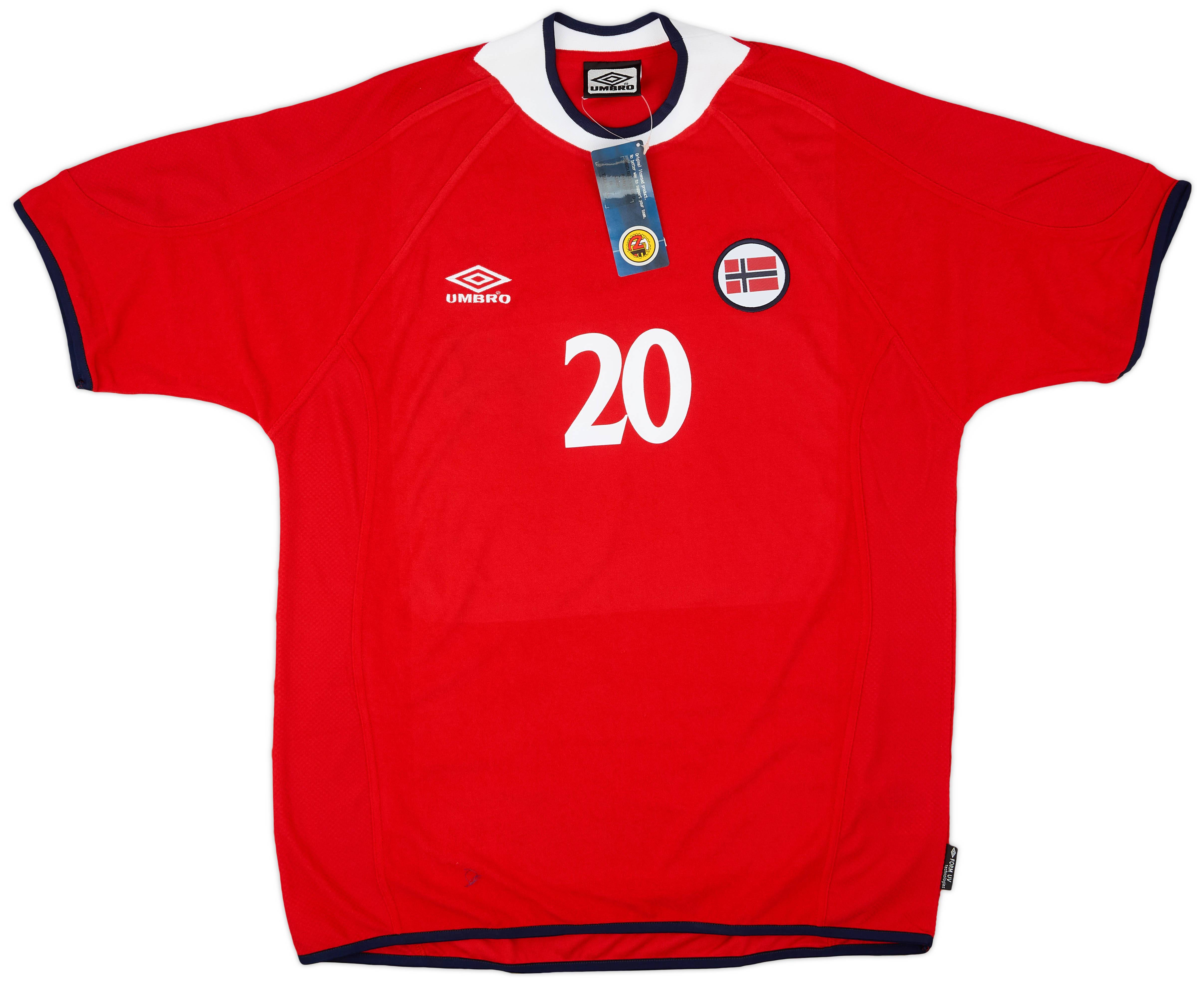 ウェア 98 Norge HOME uniform M 1997-98 Norway Home Jersey - (M) – Football Shirt Union