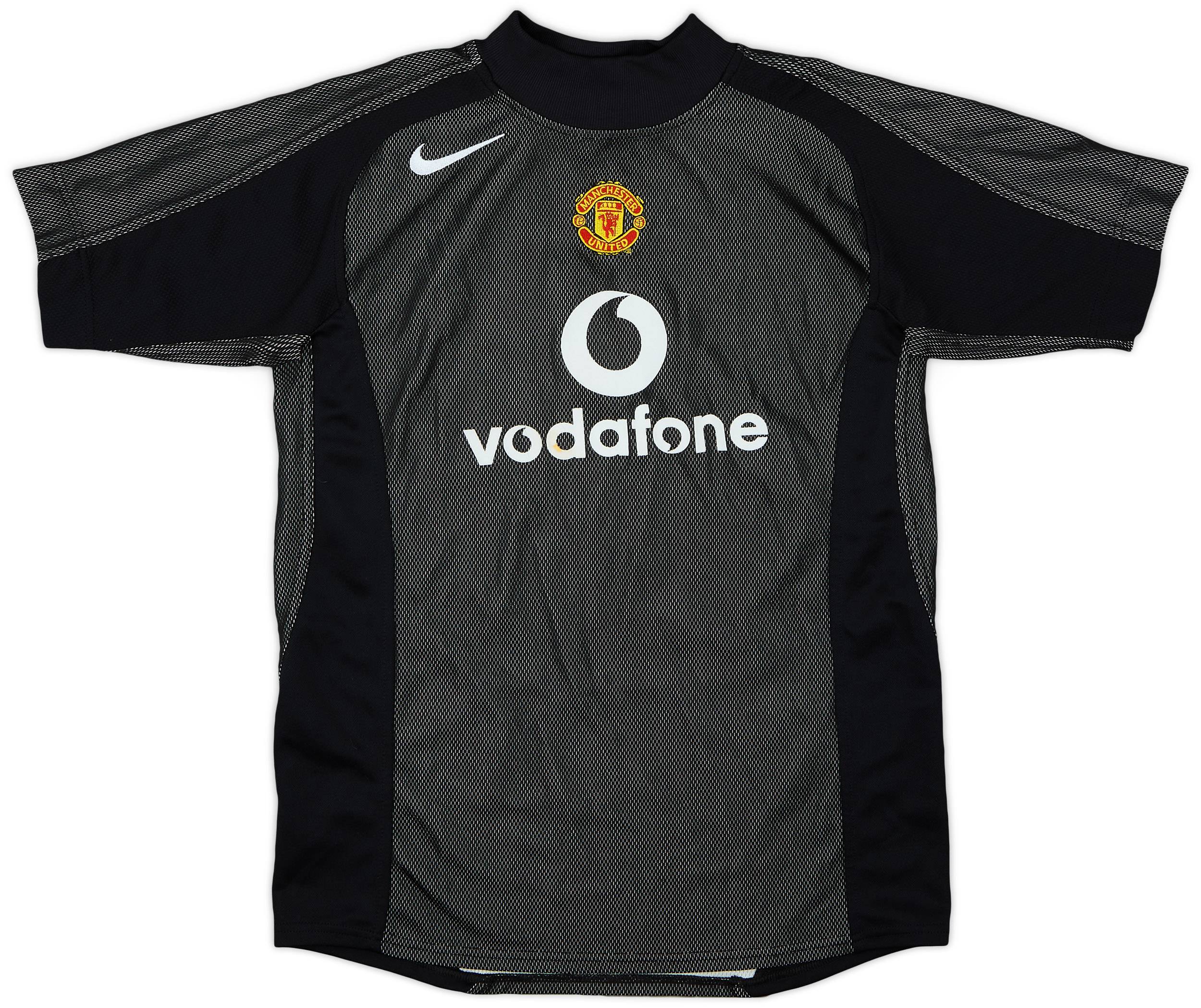 2004-05 Manchester United GK S/S Shirt - 7/10 - (L.Boys)