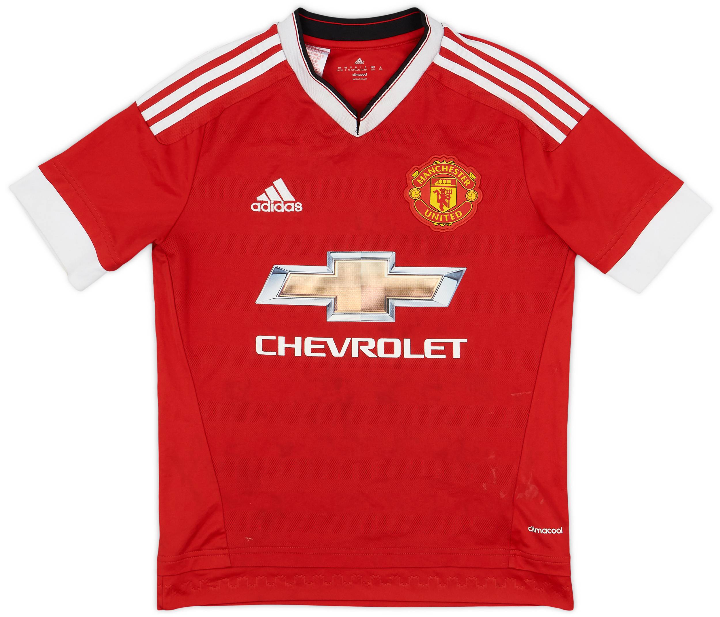2015-16 Manchester United Home Shirt - 4/10 - (L.Boys)