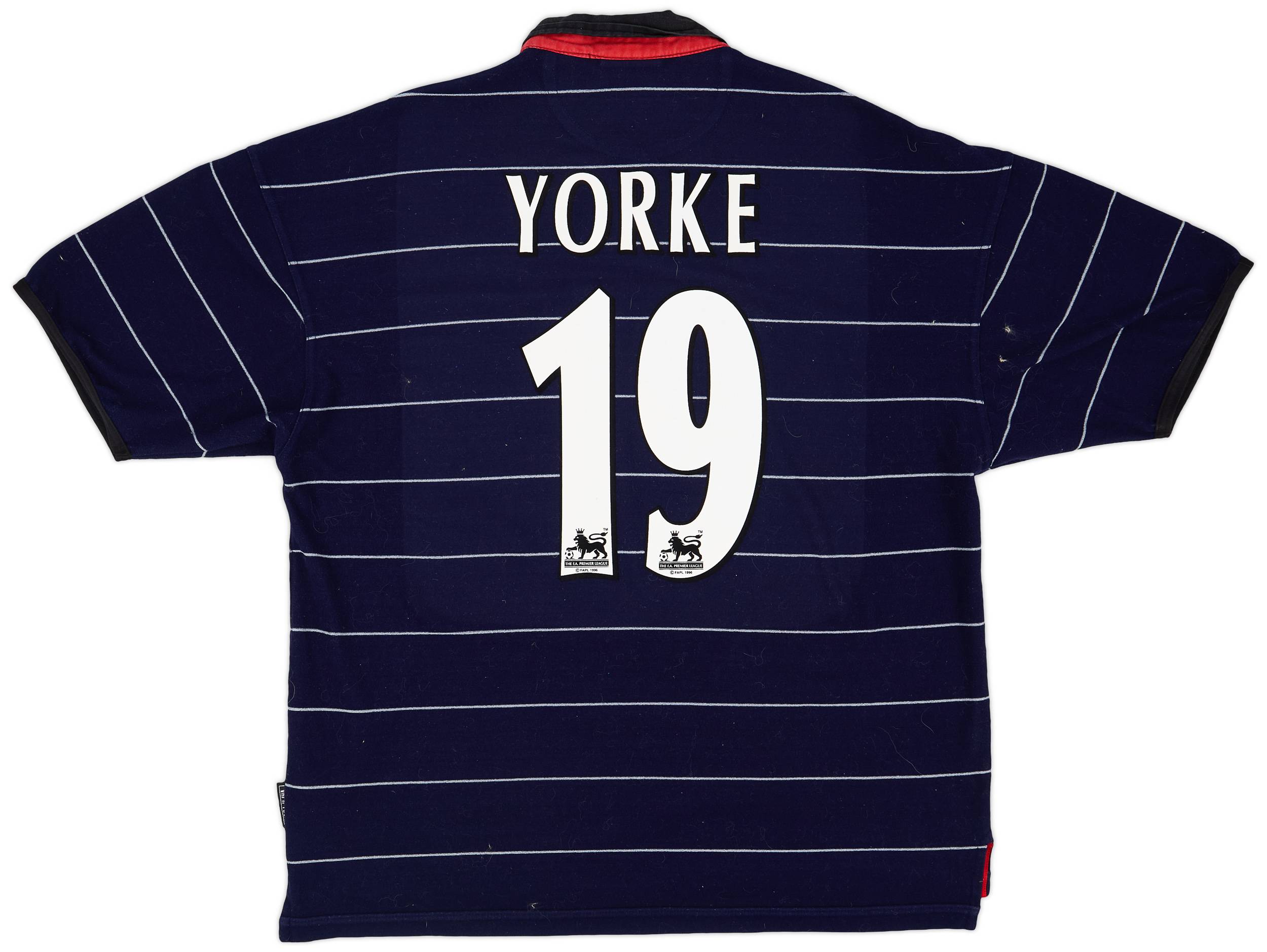 1999-00 Manchester United Away Shirt Yorke #19 - 8/10 - (XL)