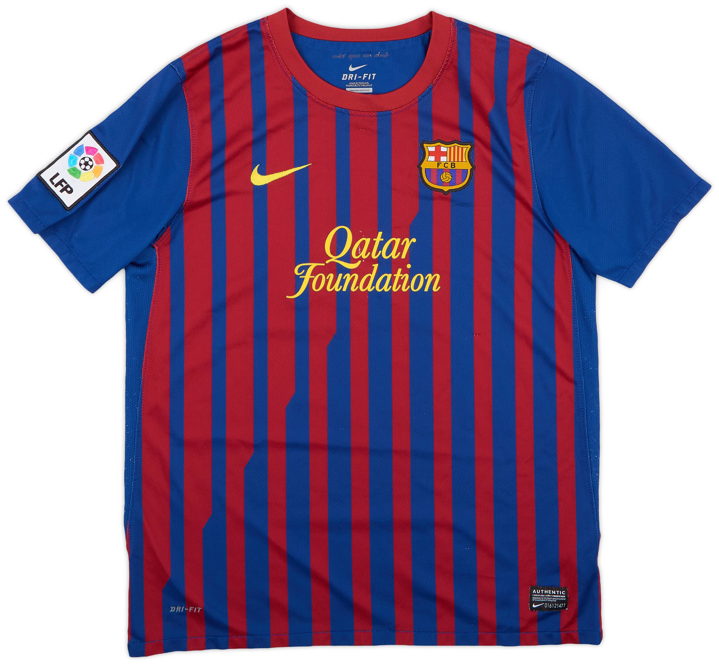 2011-12 Barcelona Home Shirt - 5/10 - (XL.Boys)