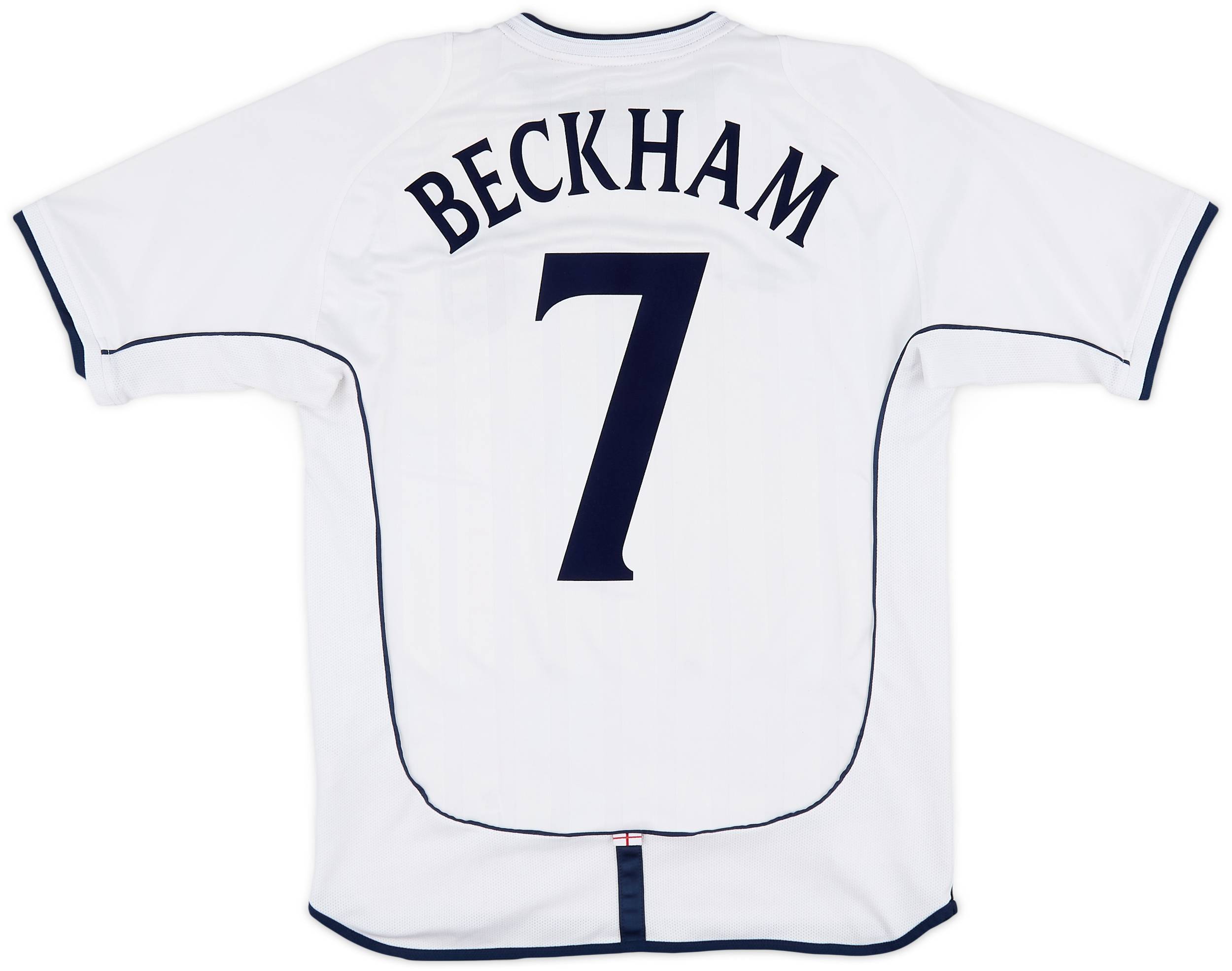 即日発送 Shirt Home England 2001-03 Beckham (M) - 6/10 - #7 Tops