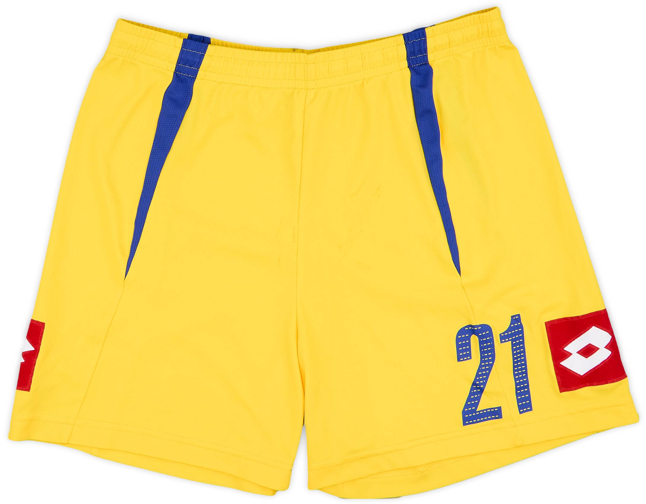 2006-08 Ukraine Player Issue Home Shorts #21 (Rotan) - 6/10 - (L)