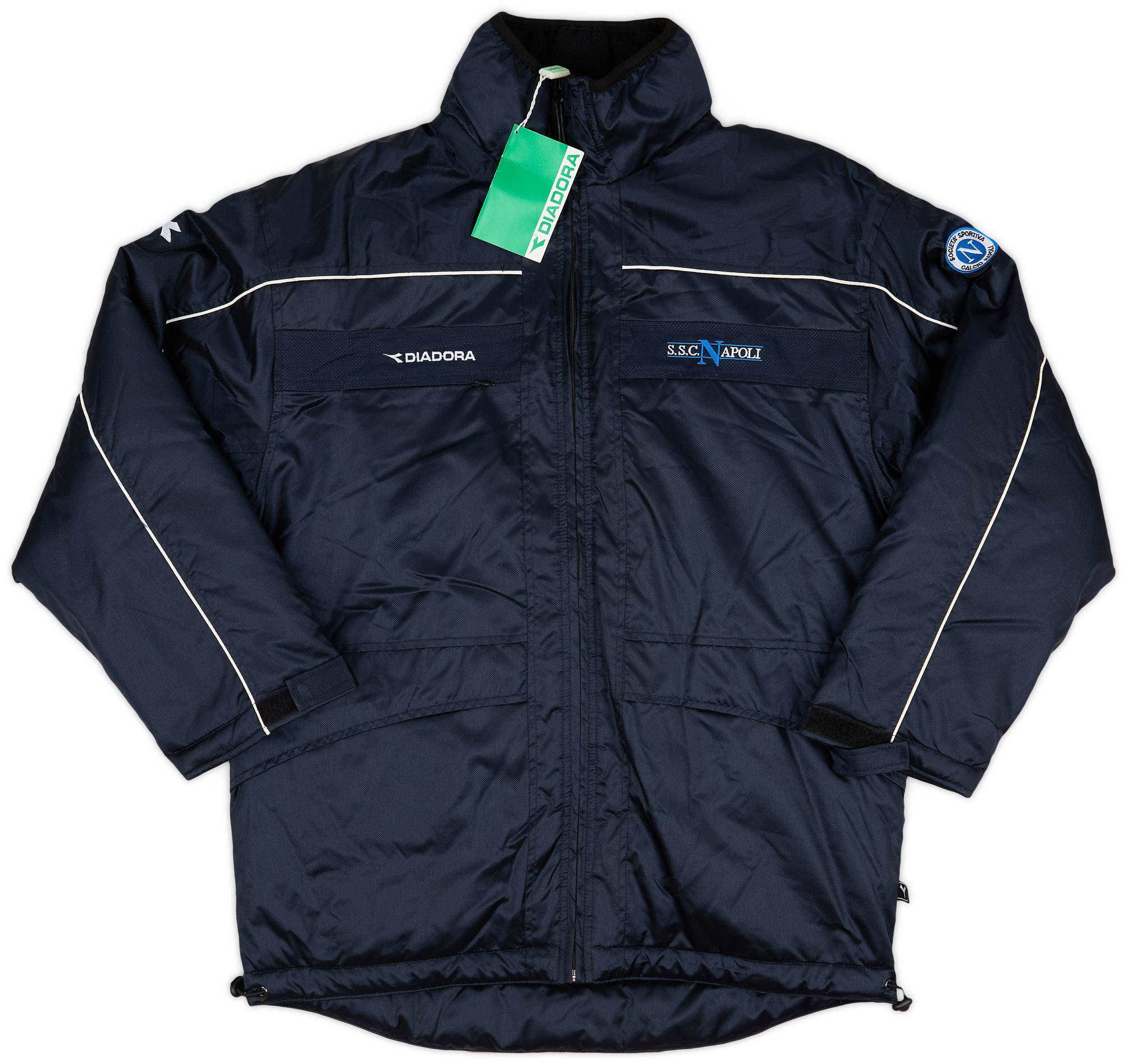 2000-01 Napoli Diadora Padded Bench Coat (XL)