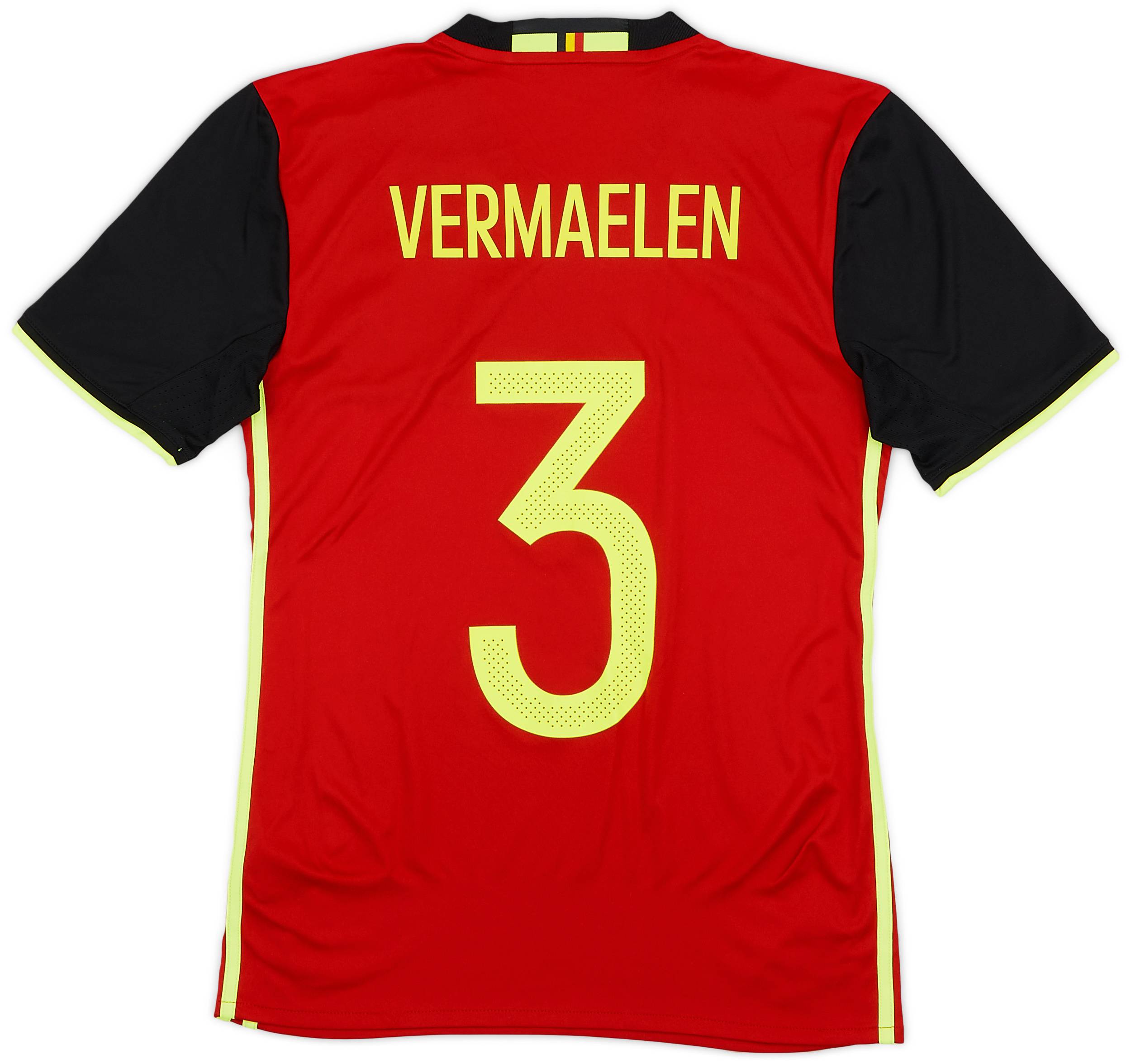 2016-17 Belgium Home Shirt Vermaelen #3 - 9/10 - (XS)