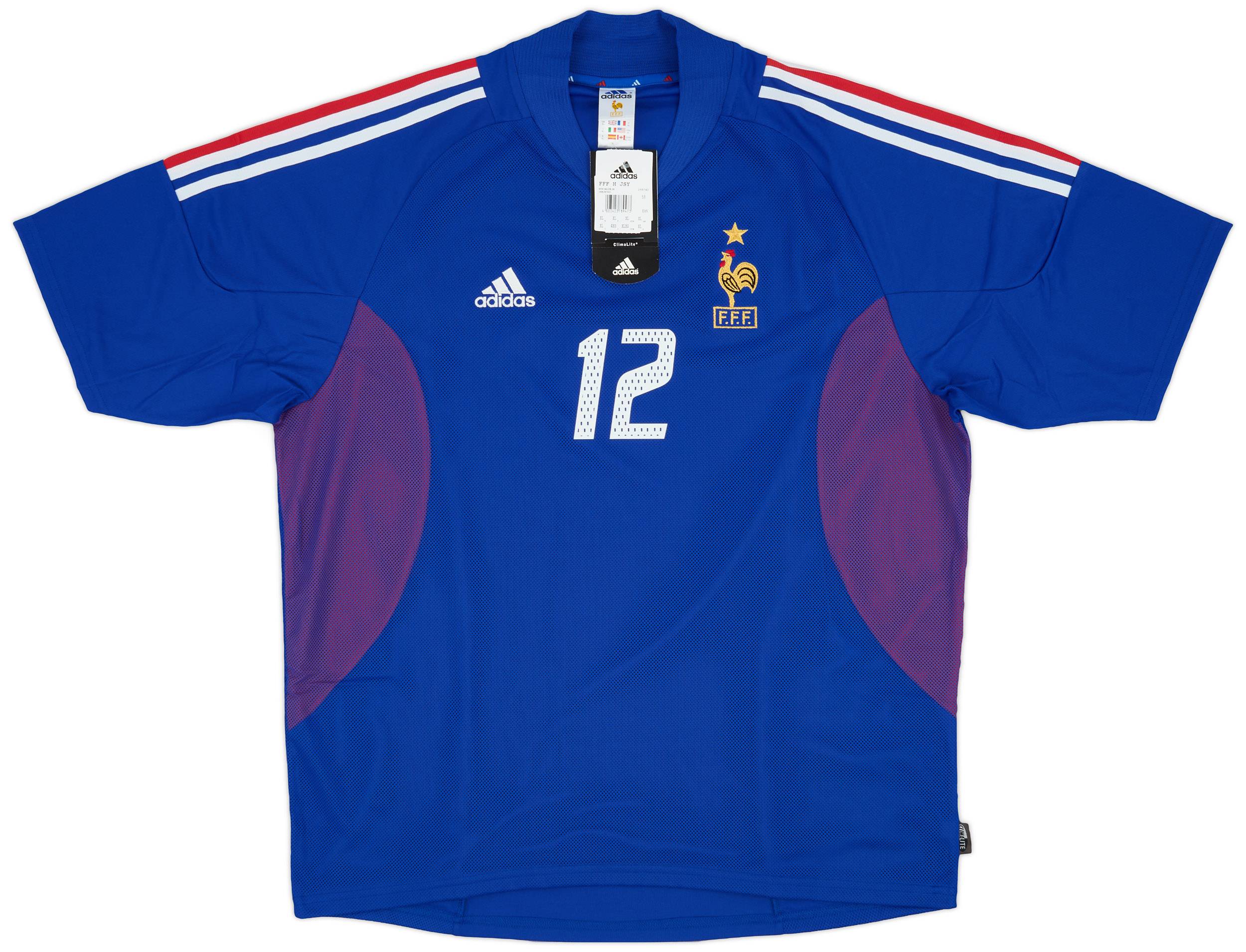 2002-04 France Home Shirt Henry #12 (XL)