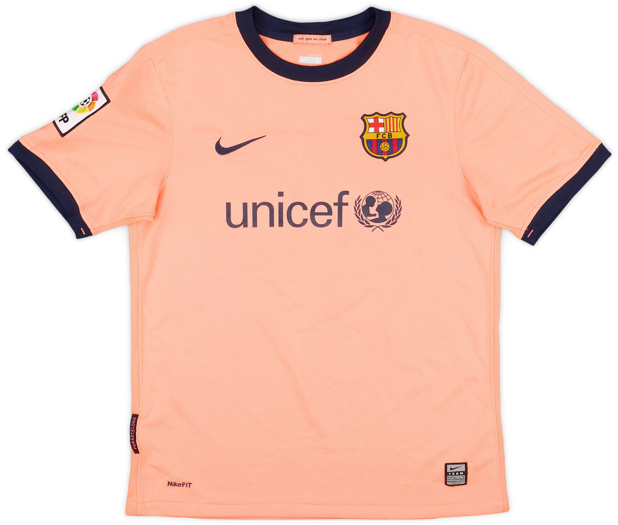 2009-10 Barcelona Away Shirt - 9/10 - (L.Boys)