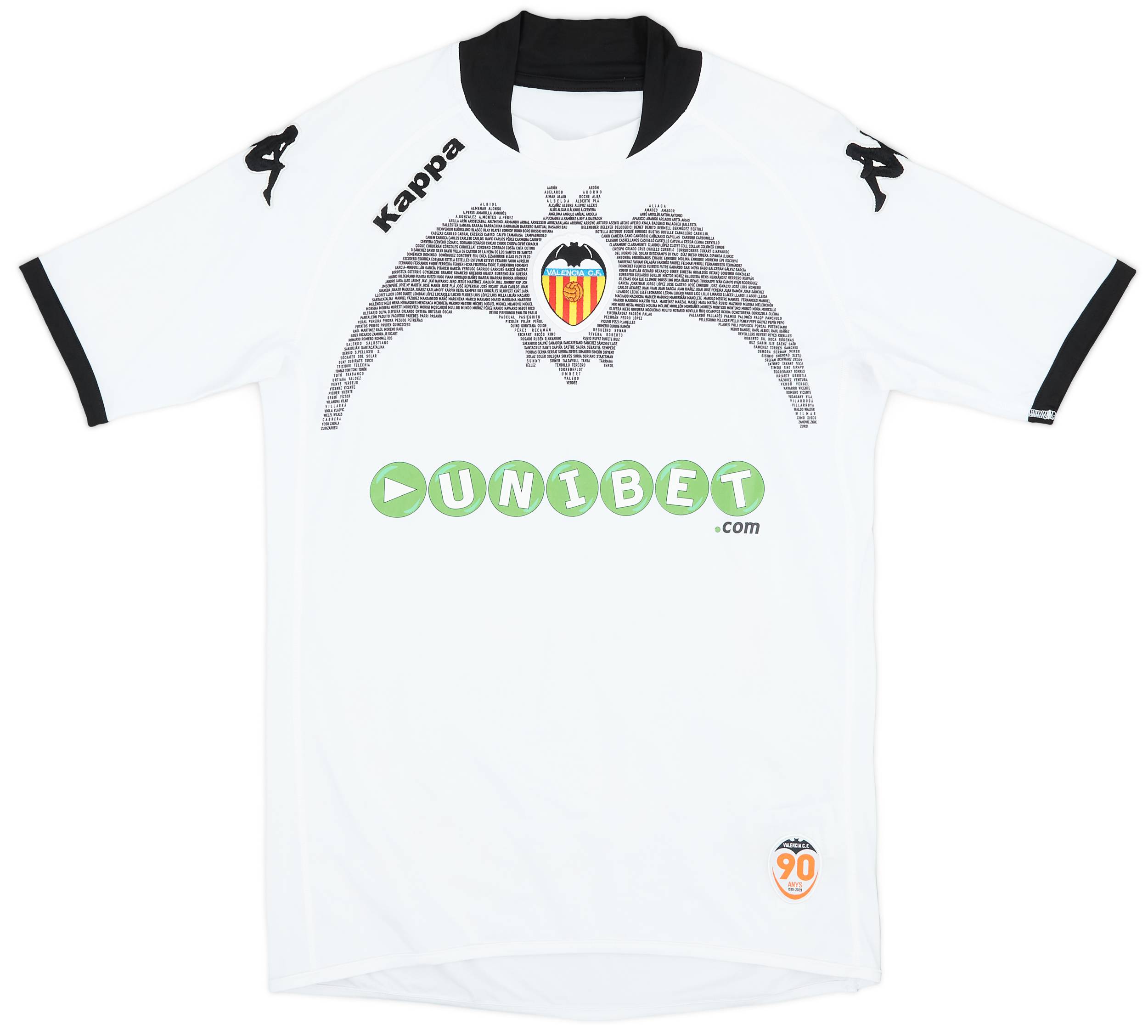超安い品質 2009-10 Valencia 90th Anniversary Home Shirt - 9/10 - (XS) ウェア