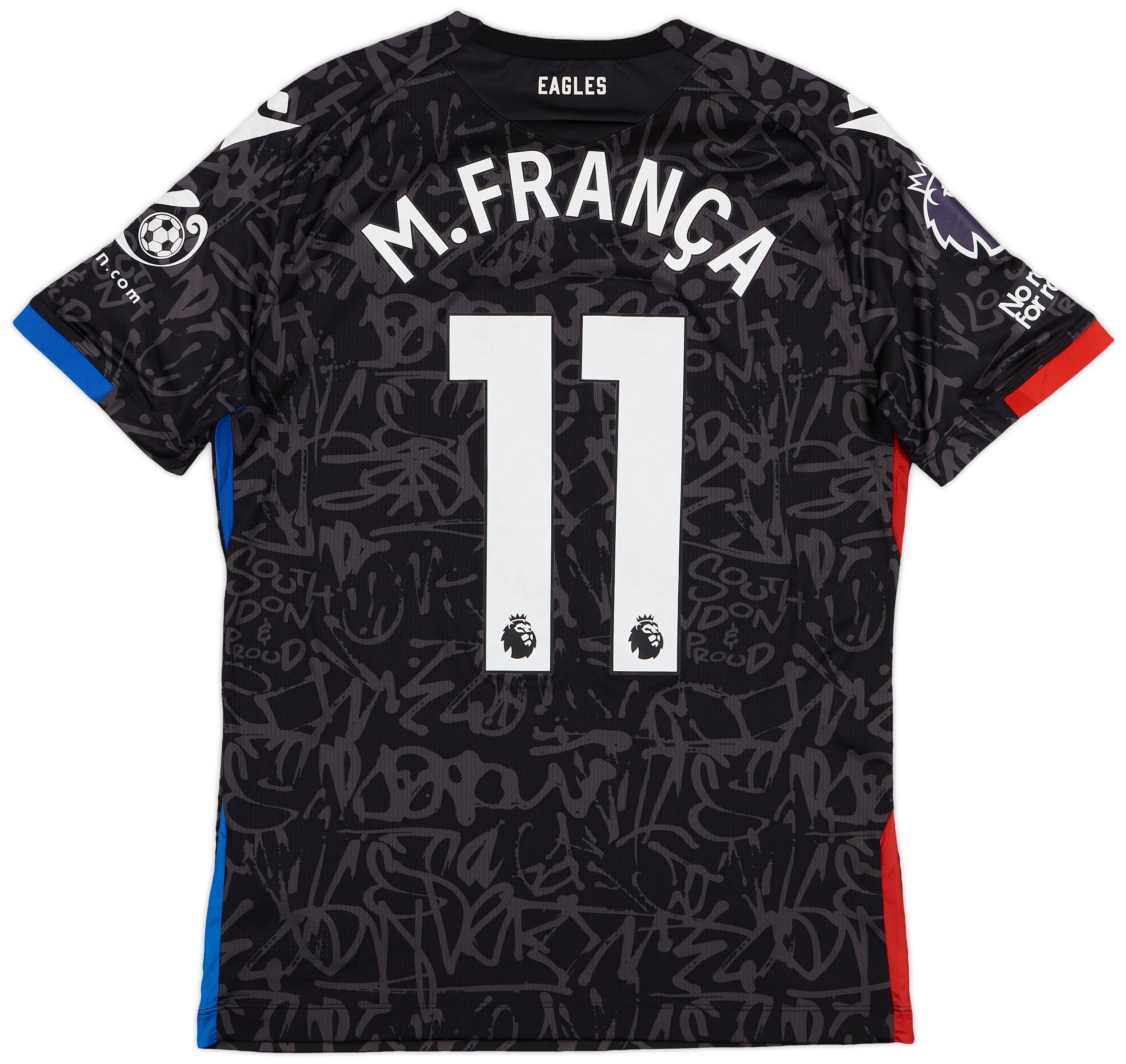 2023-24 Crystal Palace Match Issue Third Shirt M. Franca #11