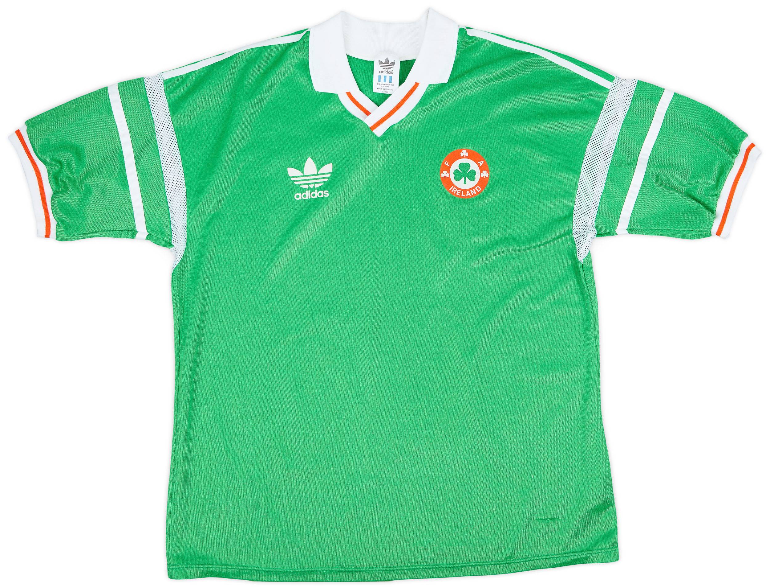 1988-90 Ireland Home Shirt - 8/10 - (XL)