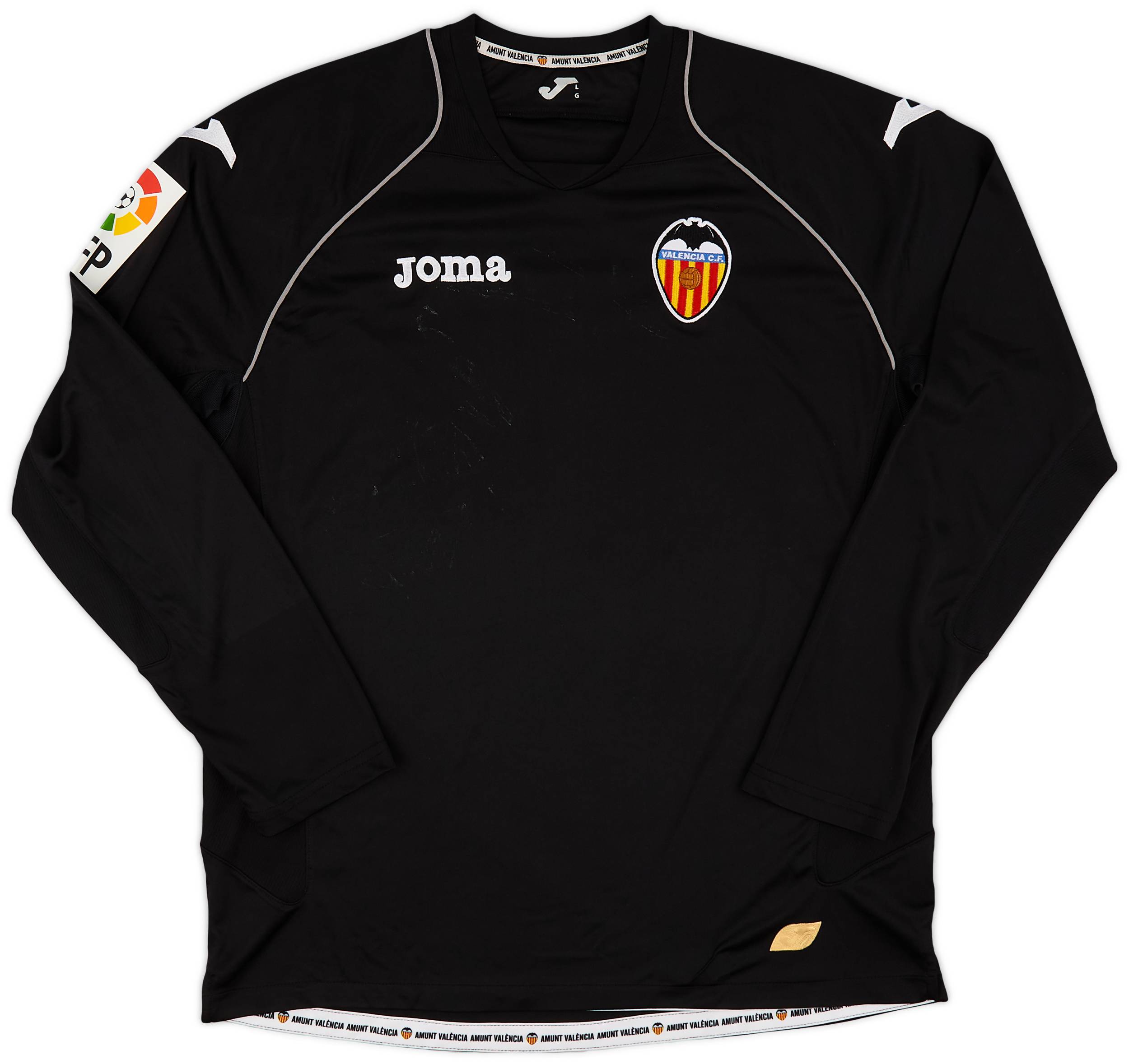 2011-12 Valencia Away L/S Shirt - 7/10 - (L)