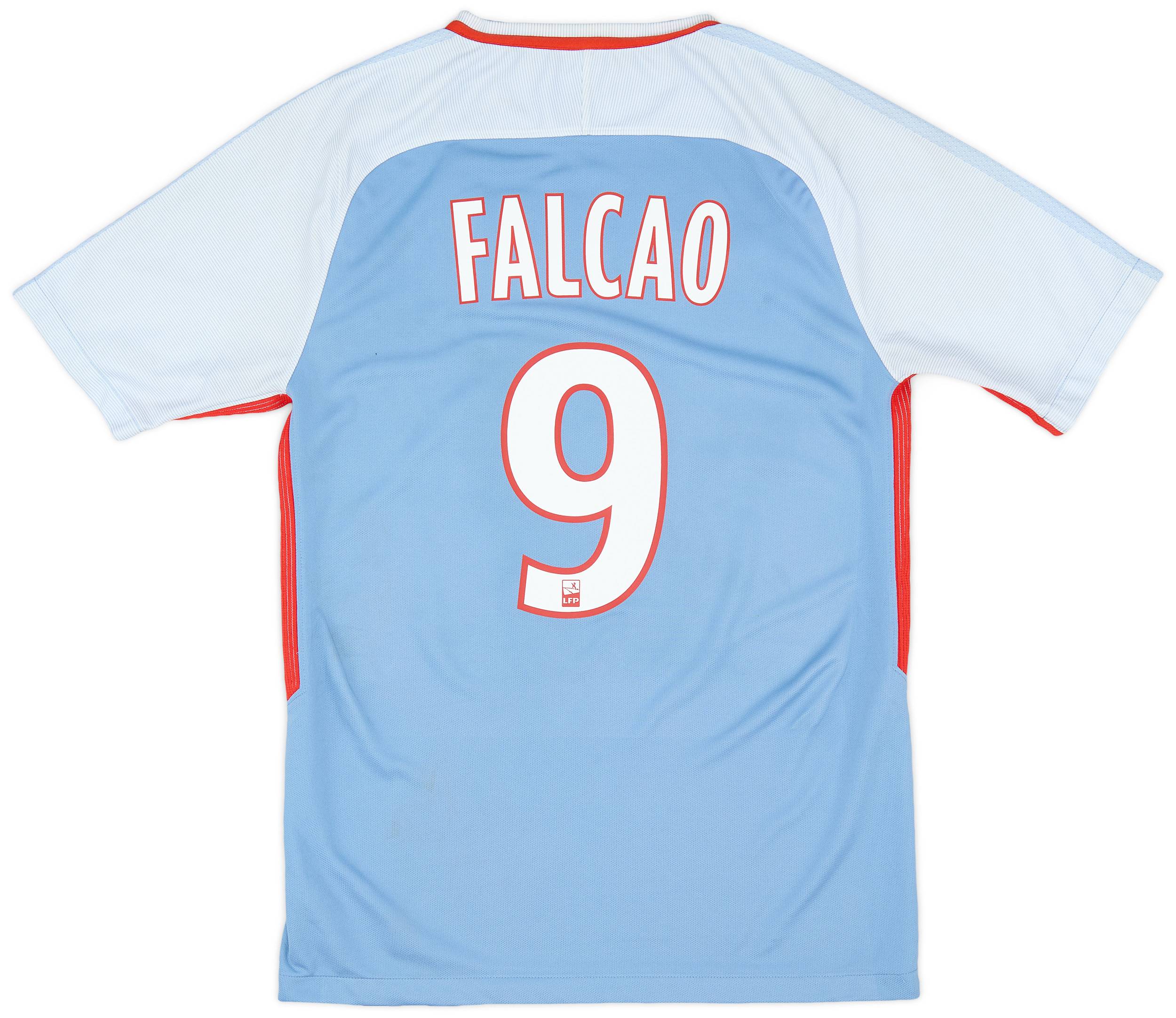 2017-18 Monaco Away Shirt Falcao #9 - 7/10 - (S)