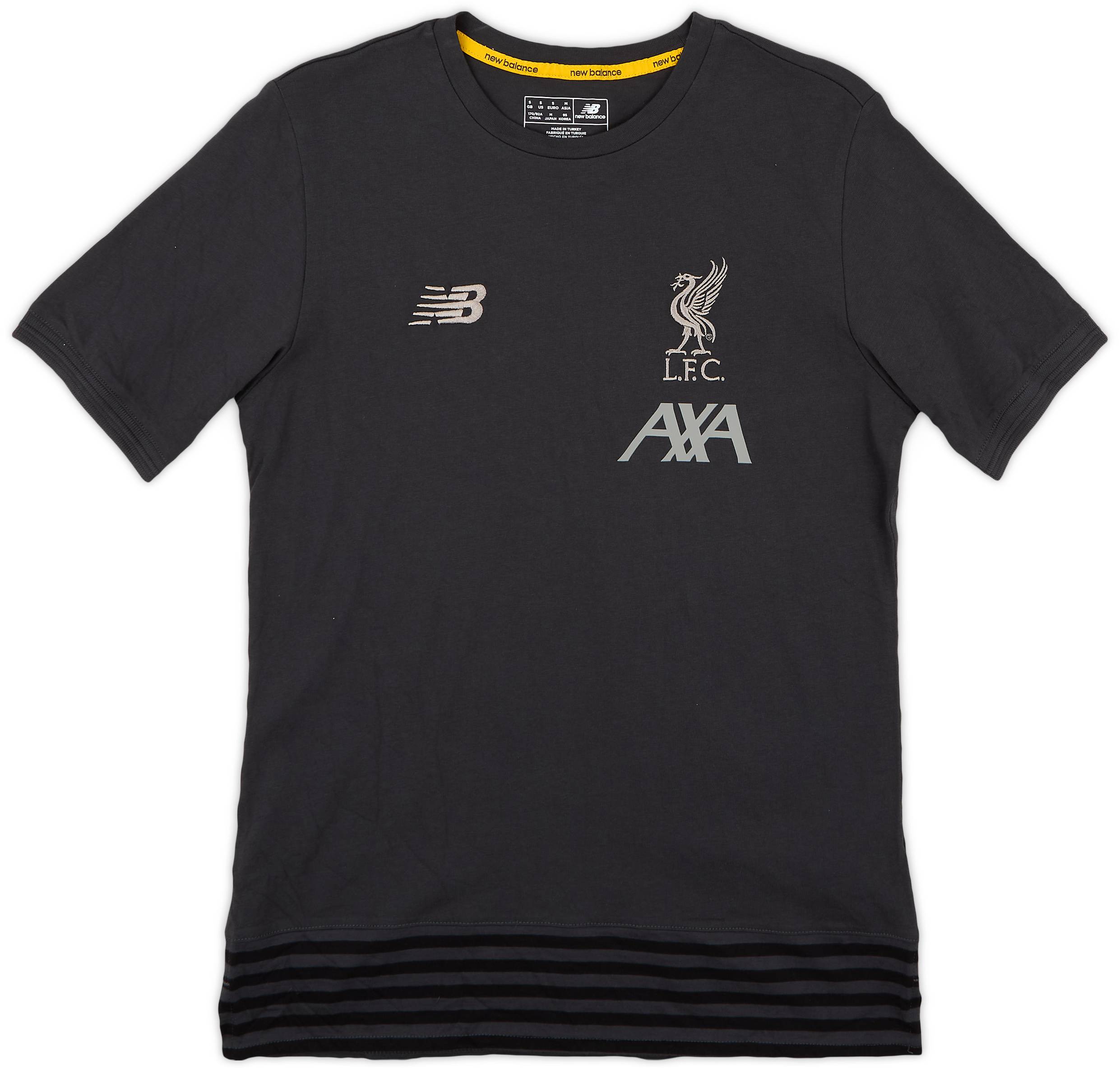 2018-19 Liverpool New Balance Cotton Tee - 8/10 - (S)