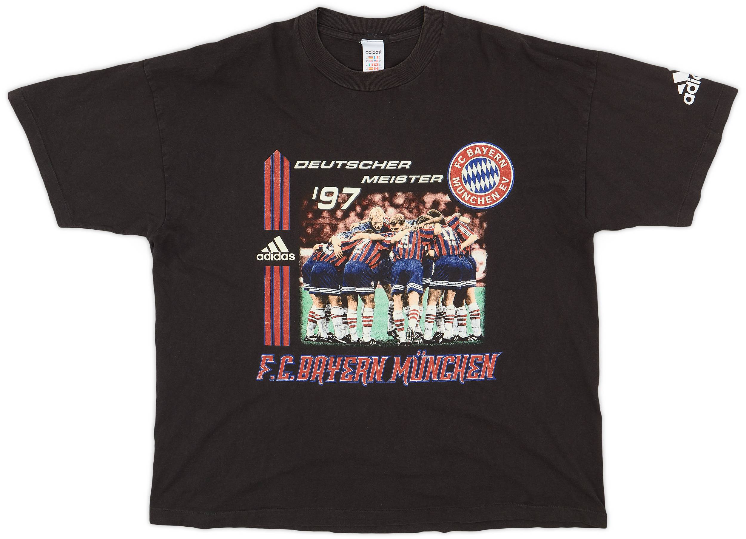 1997-98 Bayern Munich adidas Cotton Shirt - 6/10 - (XL)