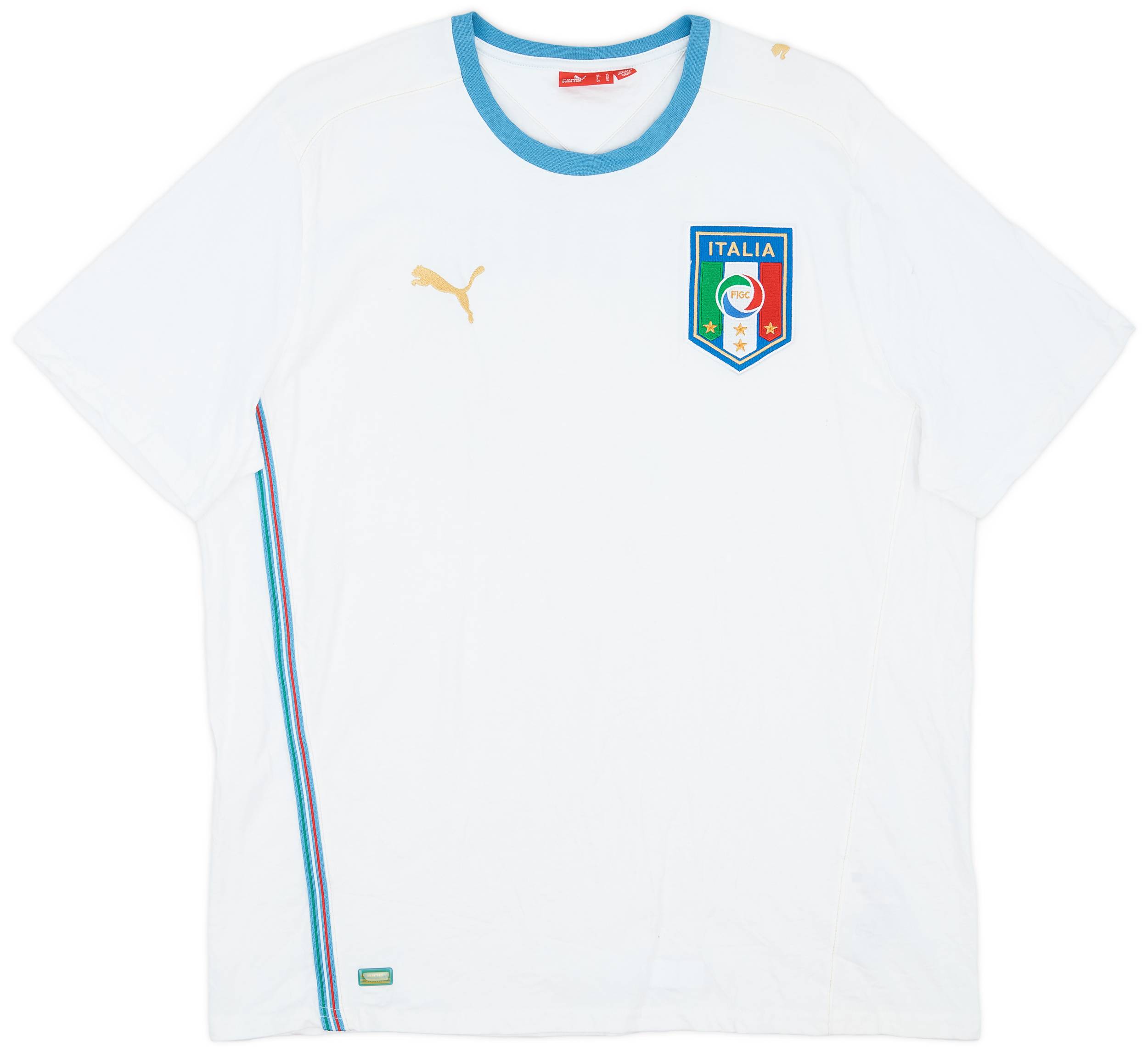 2016-17 Italy Puma Cotton Tee - 9/10 - (XL)
