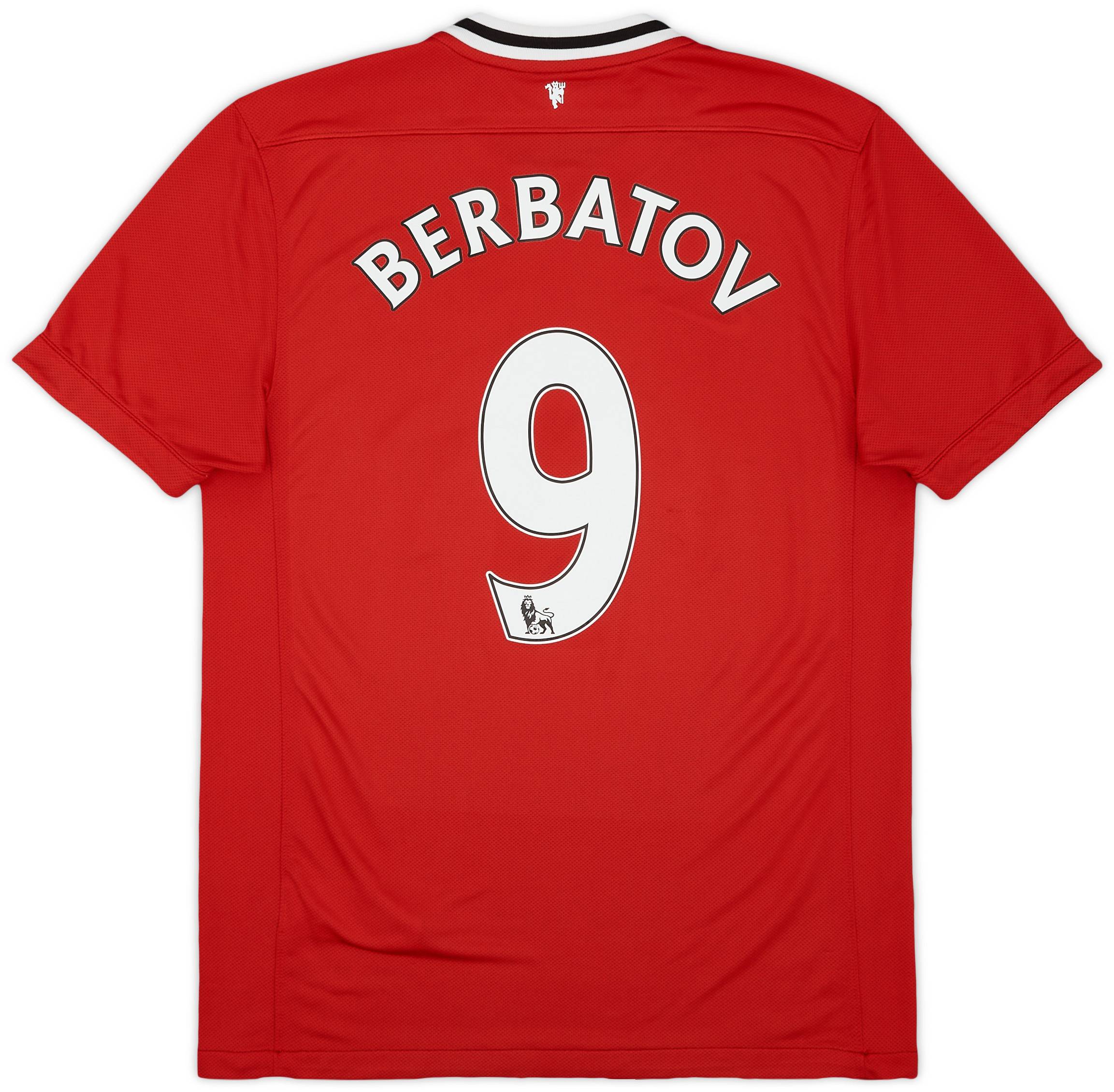 2011-12 Manchester United Home Shirt Berbatov #9 - 7/10 - (M)