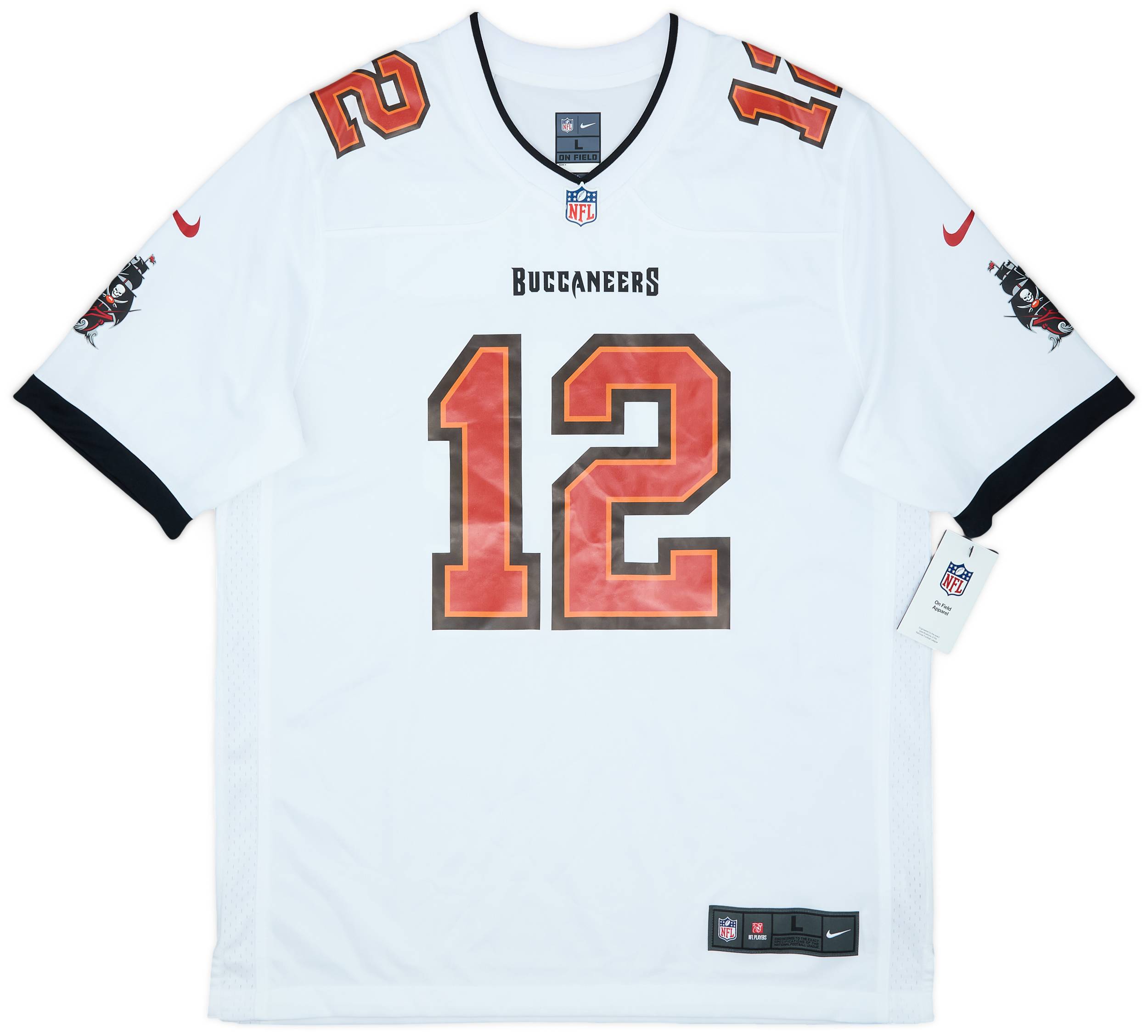 2020-22 Tampa Bay Buccaneers Brady #12 Nike Game Away Jersey (L)