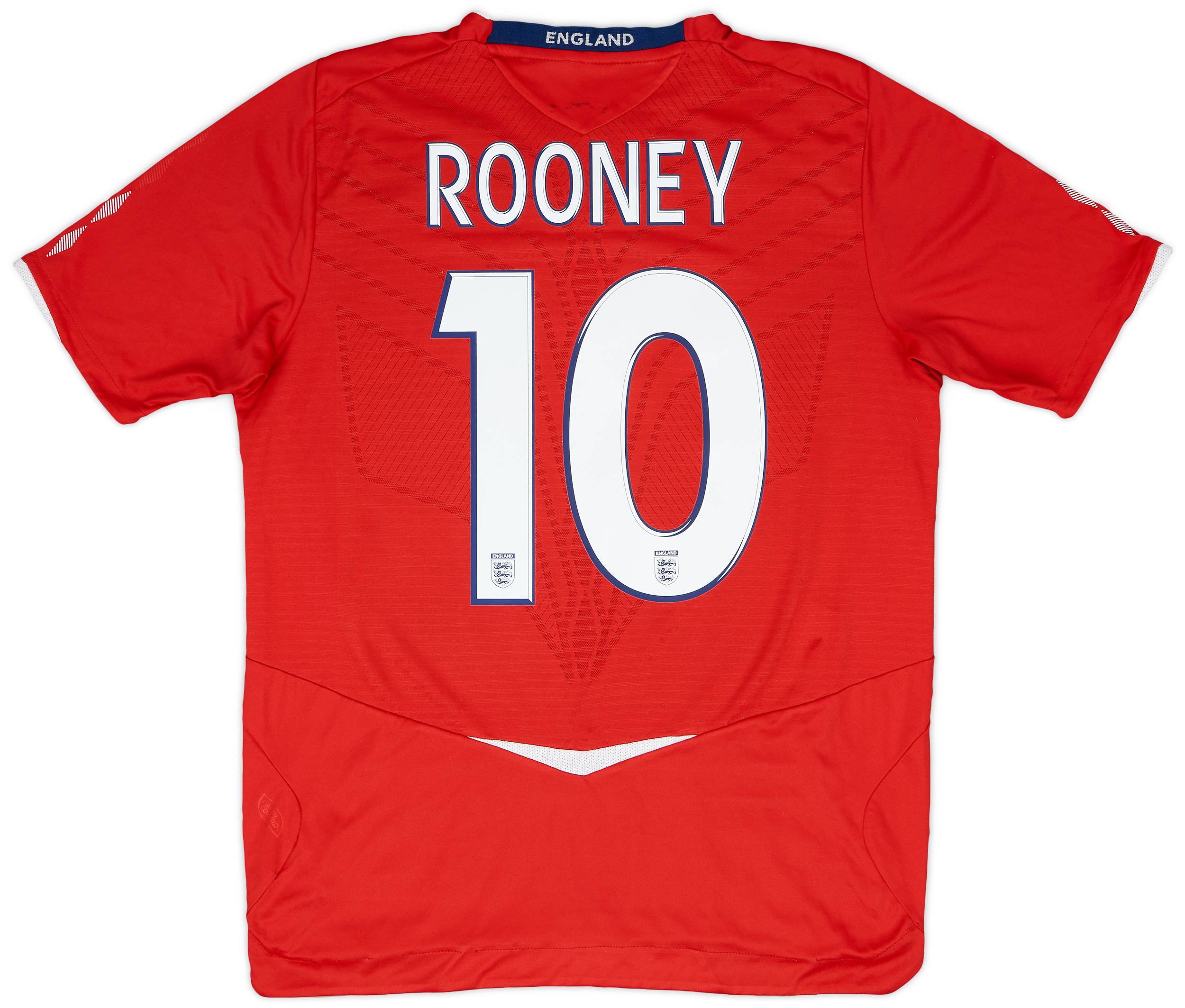 2008-10 England Away Shirt Rooney #10 - 7/10 - (M)
