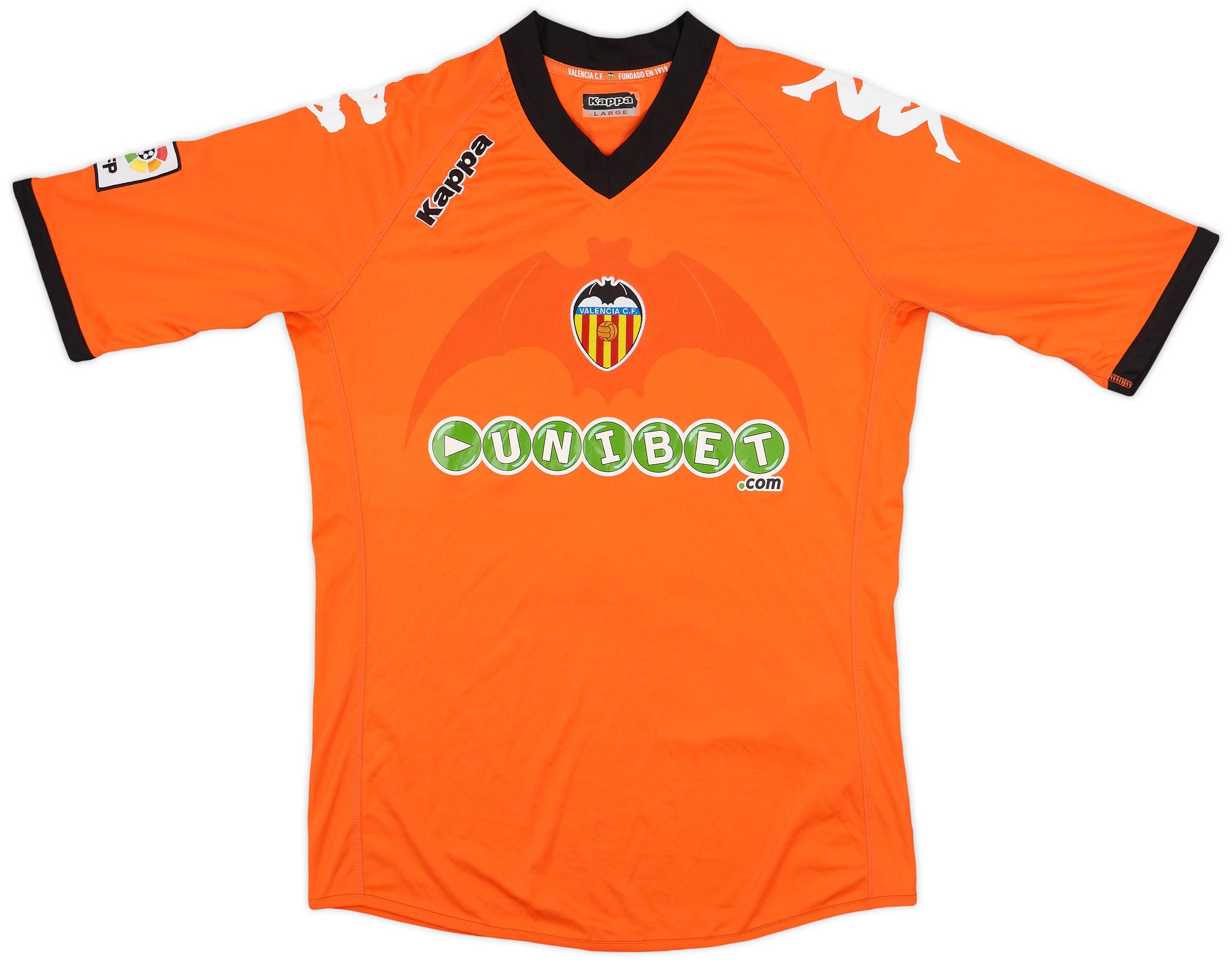 ウェア 10/11 Valencia CF Away Jersey 2010-11 Valencia Away Shirt M.Topal #5 - 5/10 - (L)