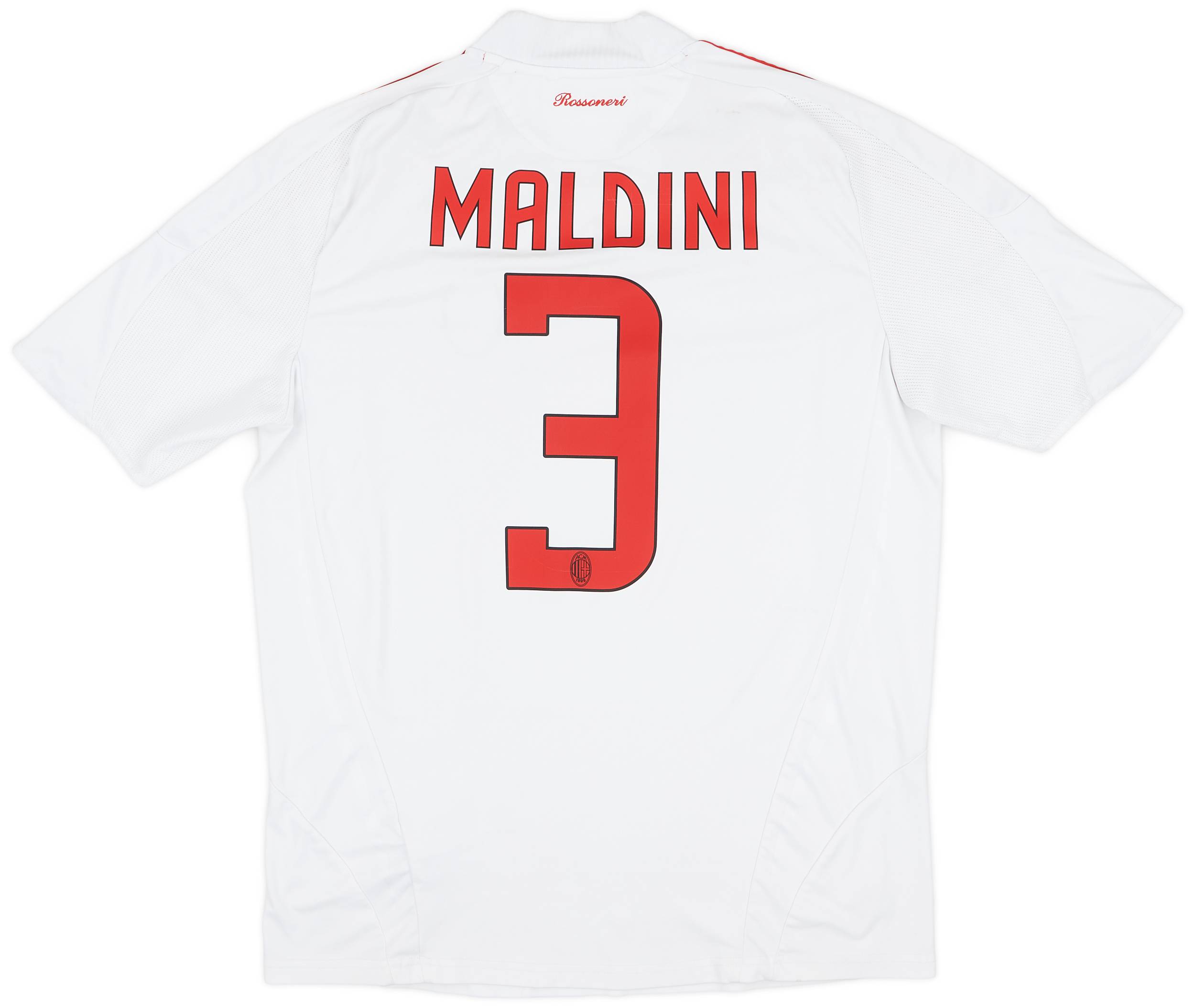 買い誠実 2008-09 (L) - 6/10 - #3 Maldini Shirt Away Milan AC ウェア