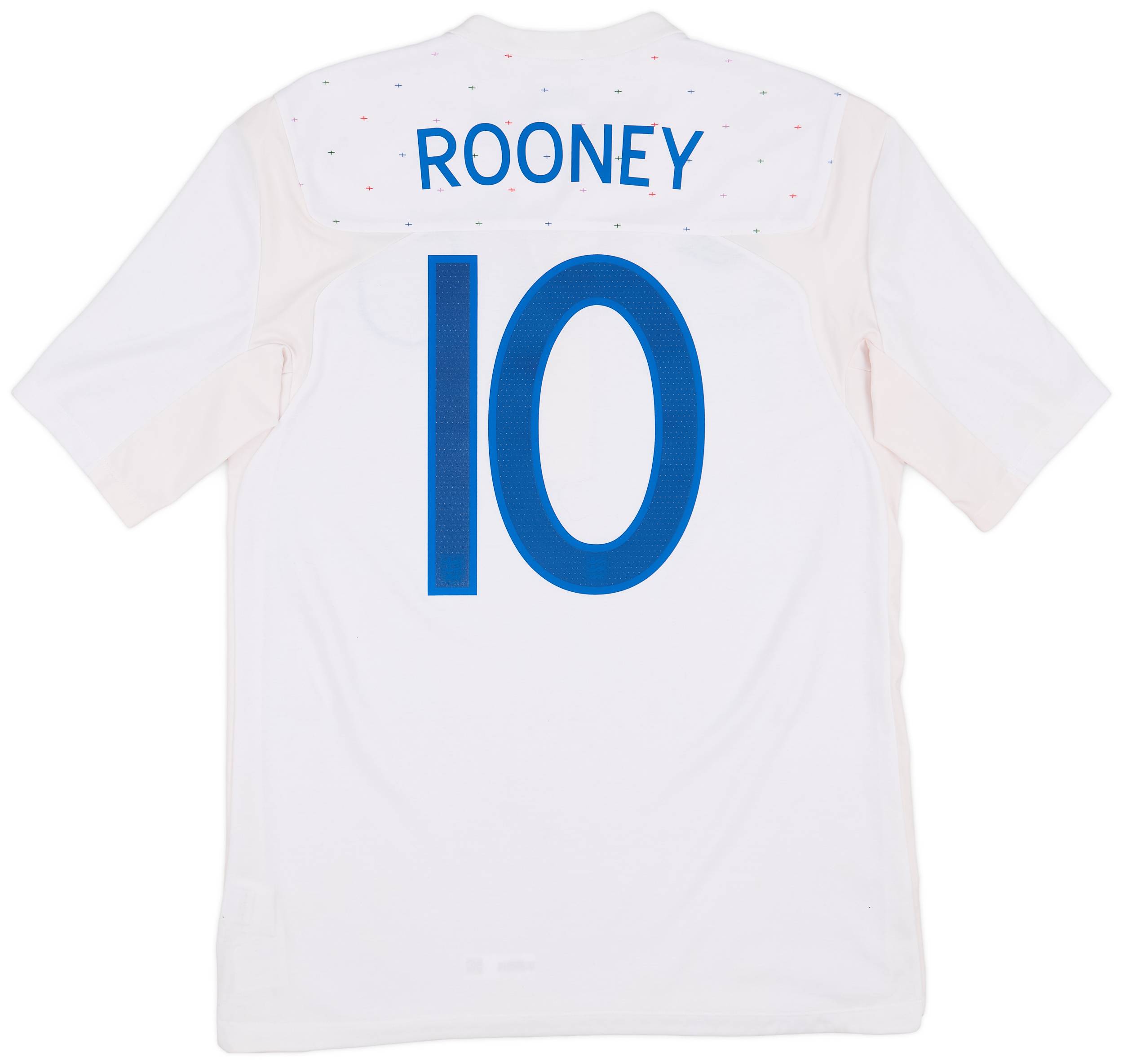 2010-11 England Home Shirt Rooney #10 - 8/10 - (M)