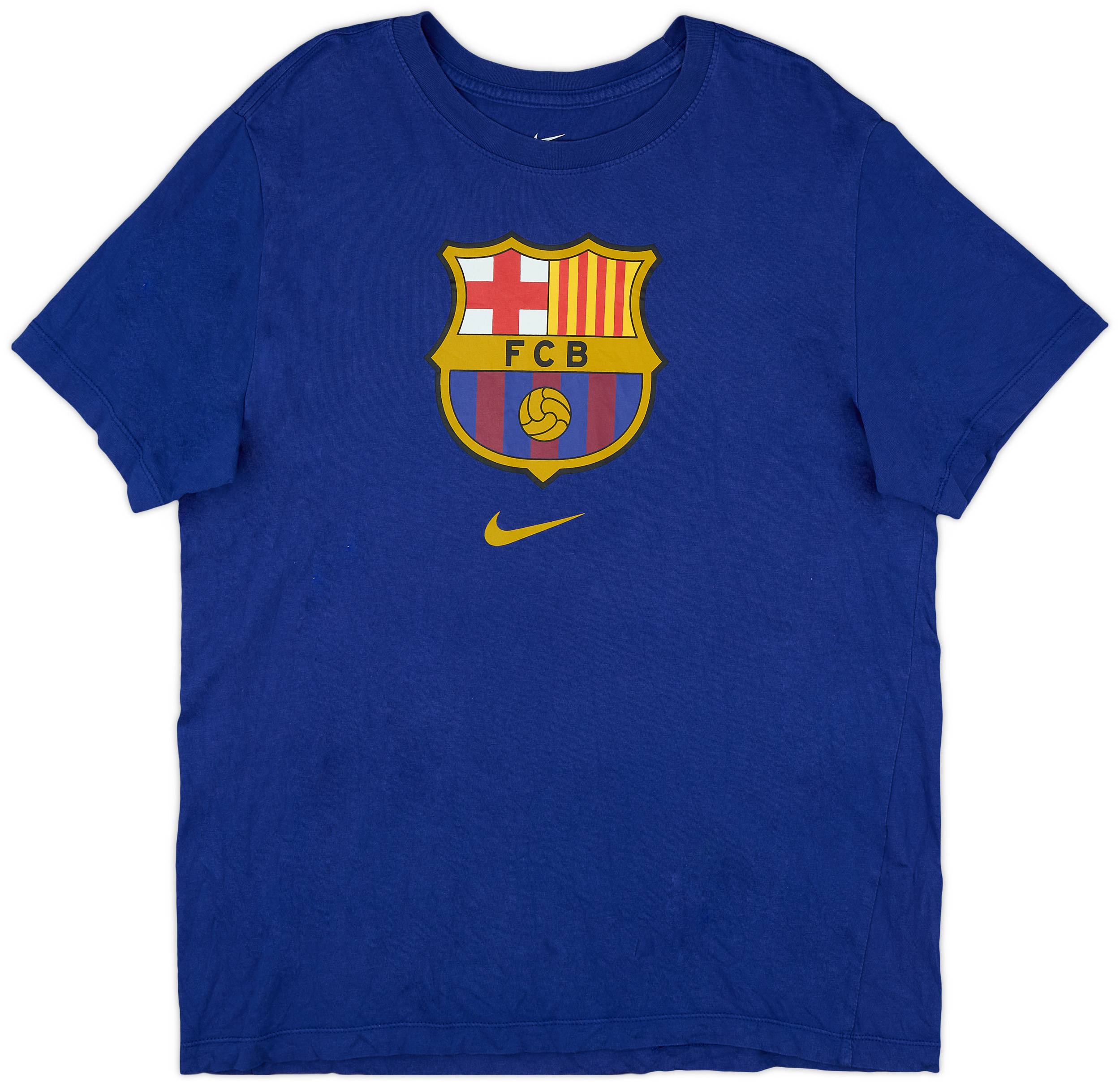 2020-21 Barcelona Nike Cotton Tee - 9/10 - (L)