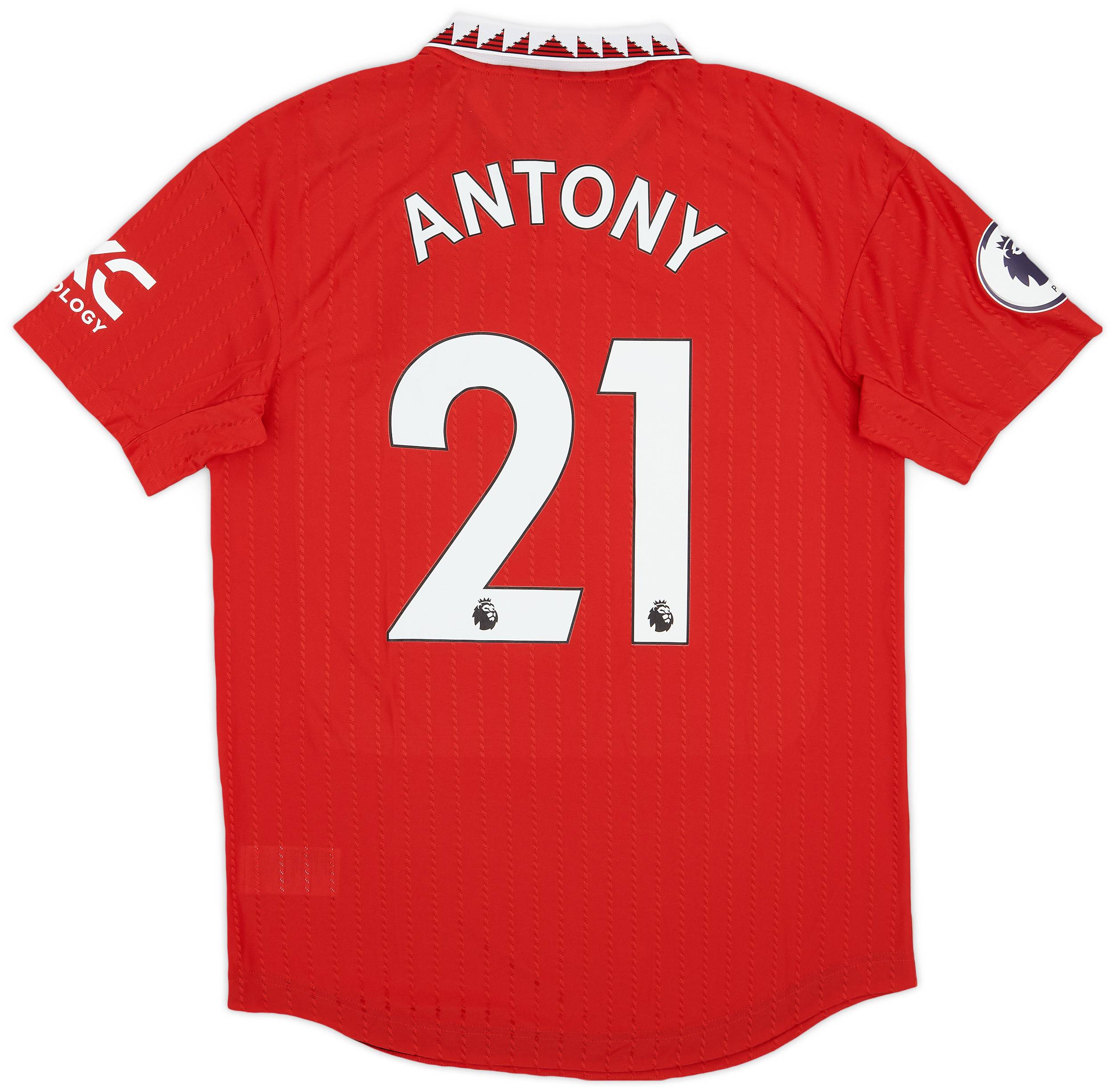 2022-23 Manchester United Home Shirt Antony #21 (M)